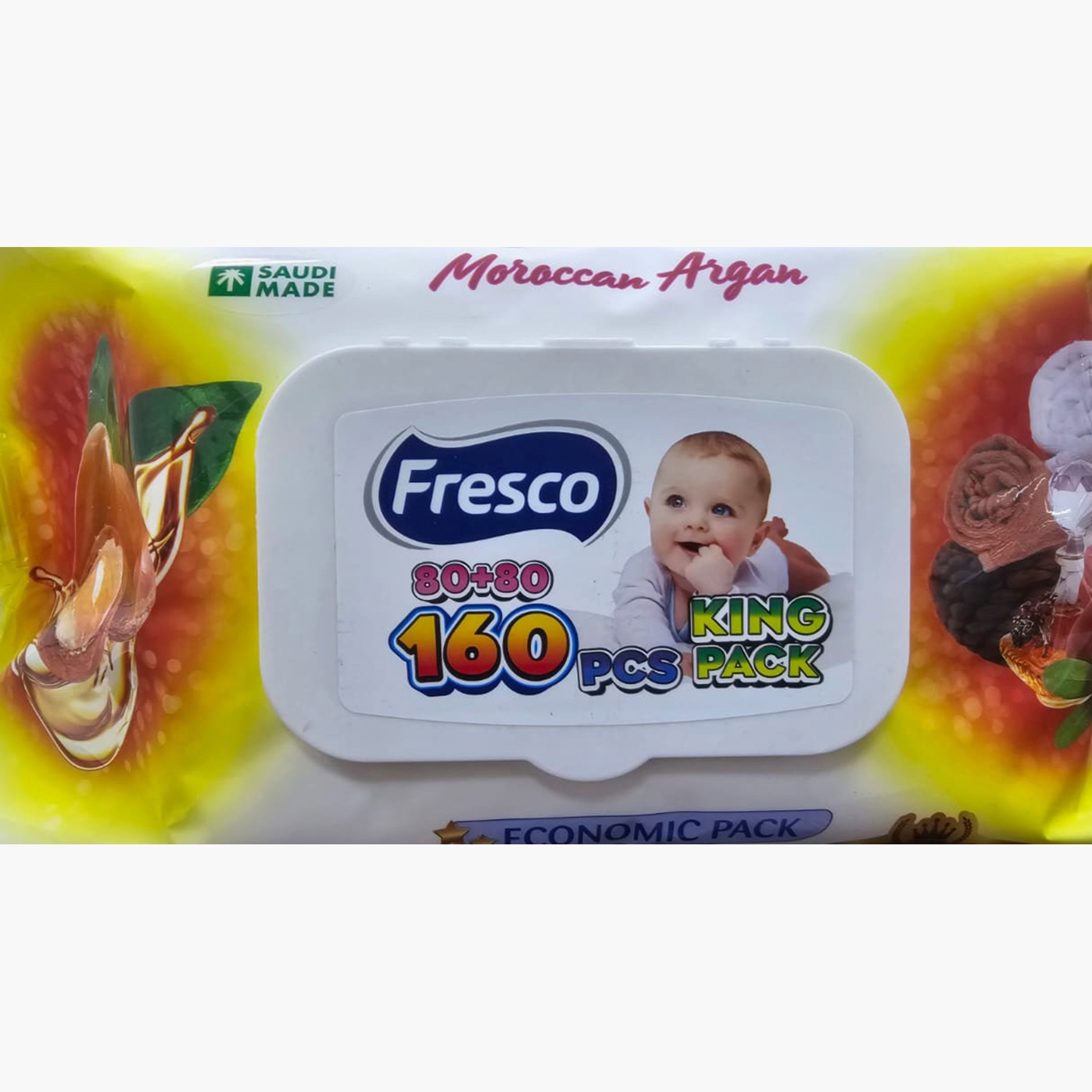 Fresco 160-Piece Moroccan Argan Wet Wipes-baby-diapering-babywipes-image-4
