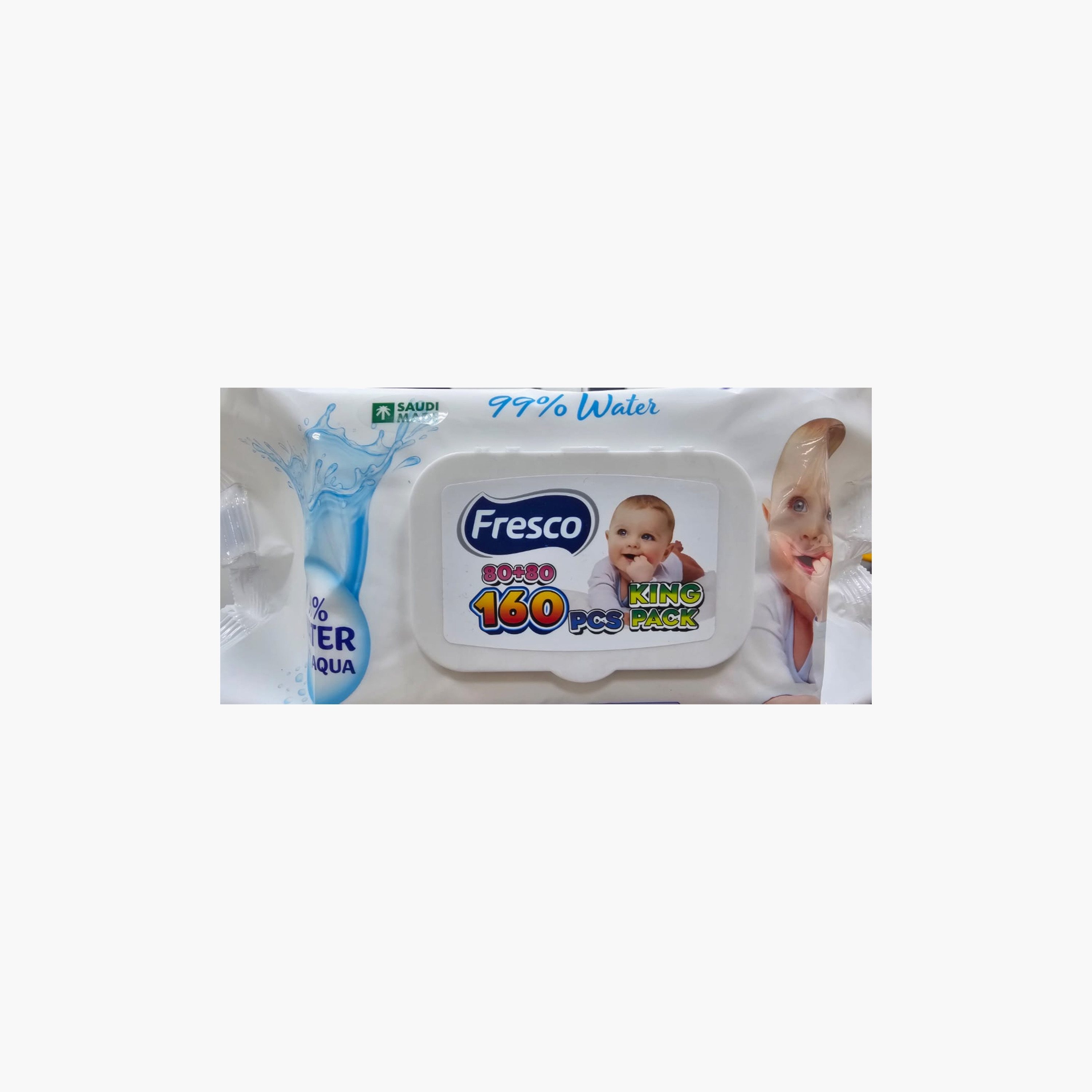 Fresco 160-Piece Pure Aqua Wet Wipes-baby-diapering-babywipes-image-2