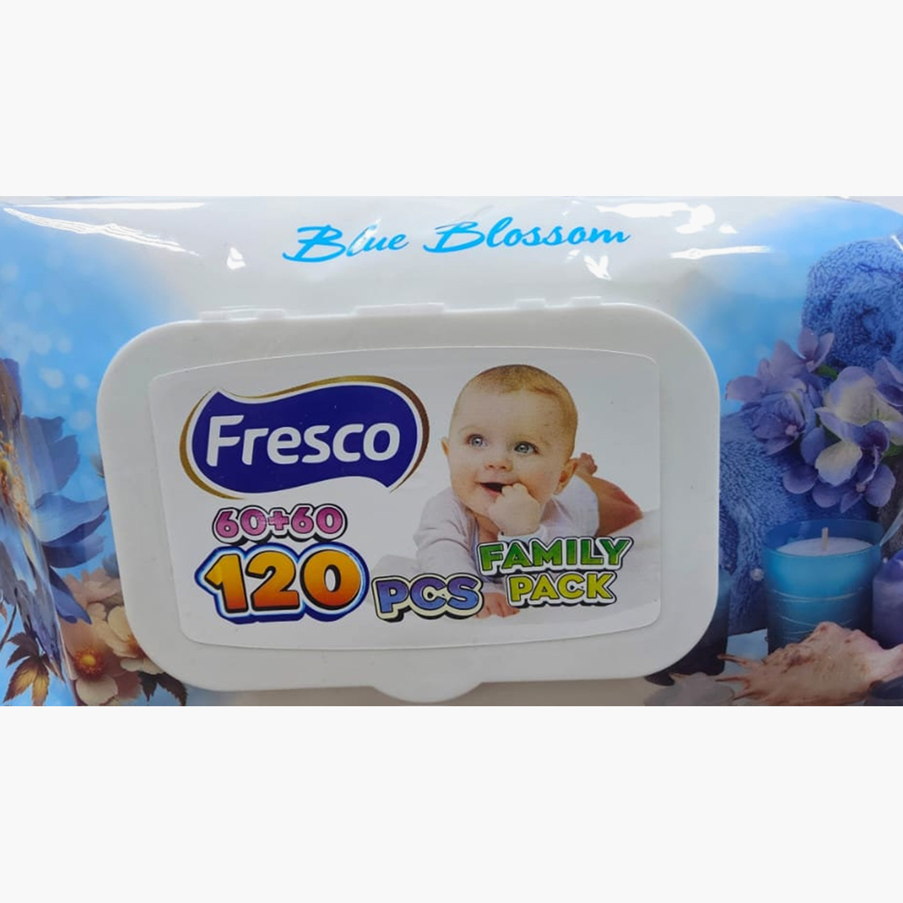 Fresco 120-Piece Blue Blossom Wet Wipes-baby-diapering-babywipes-image-2