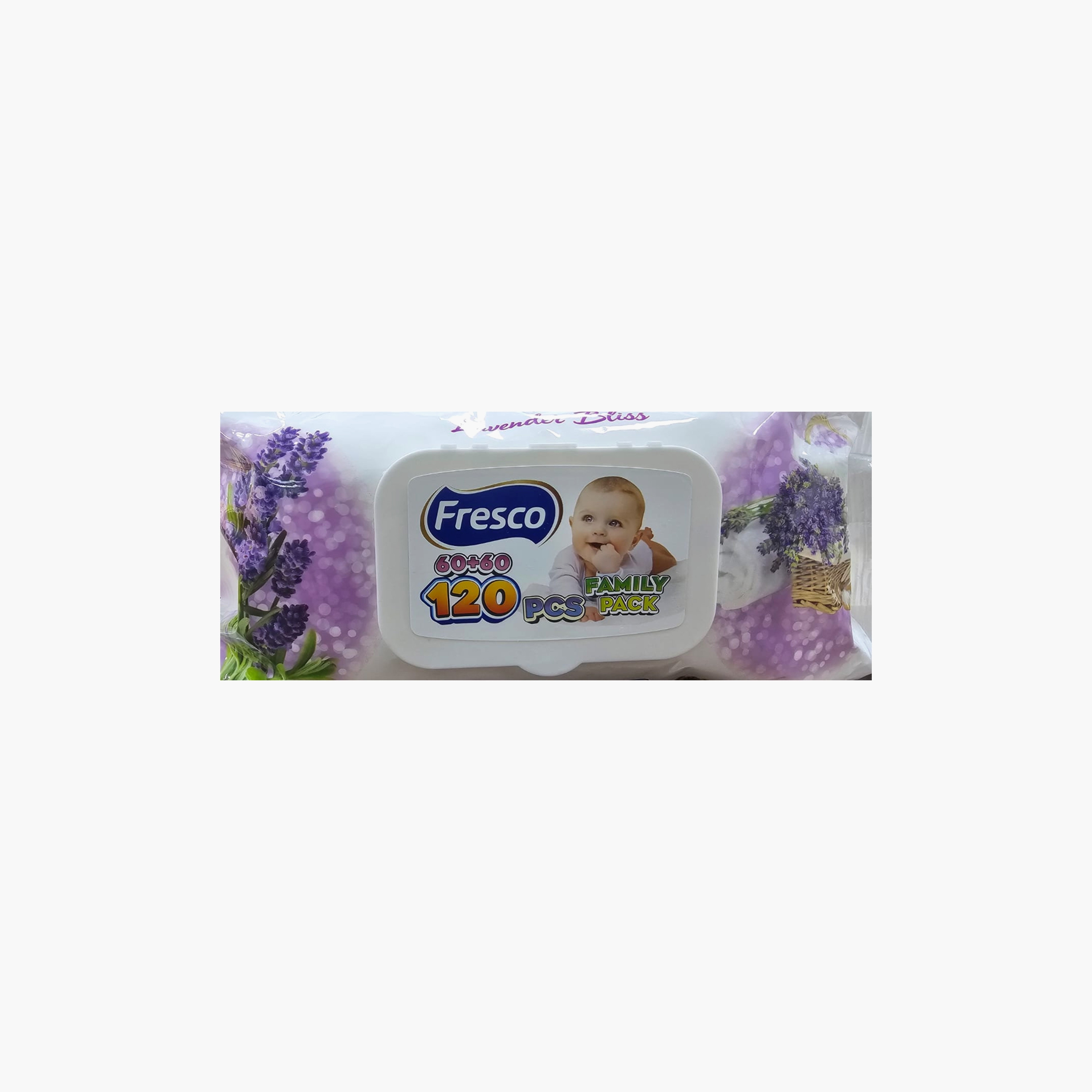 Fresco 120-Piece Lavender Bliss Wet Wipes-baby-diapering-babywipes-image-2