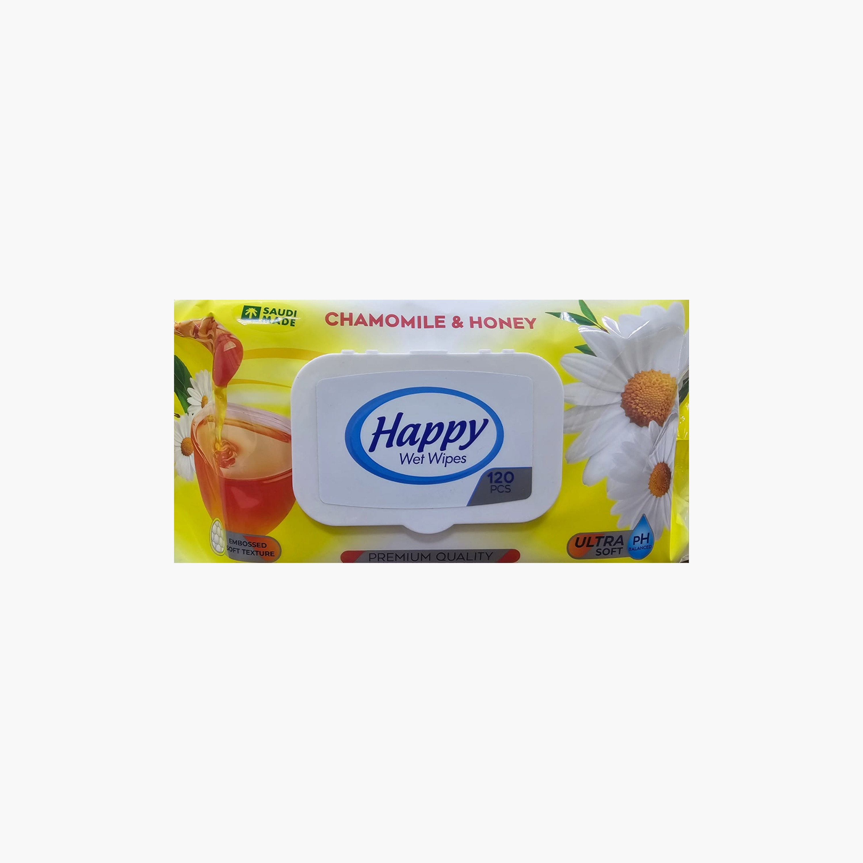 Happy 120-Piece Chamomile & Honey Wet Wipes-baby-diapering-babywipes-image-2