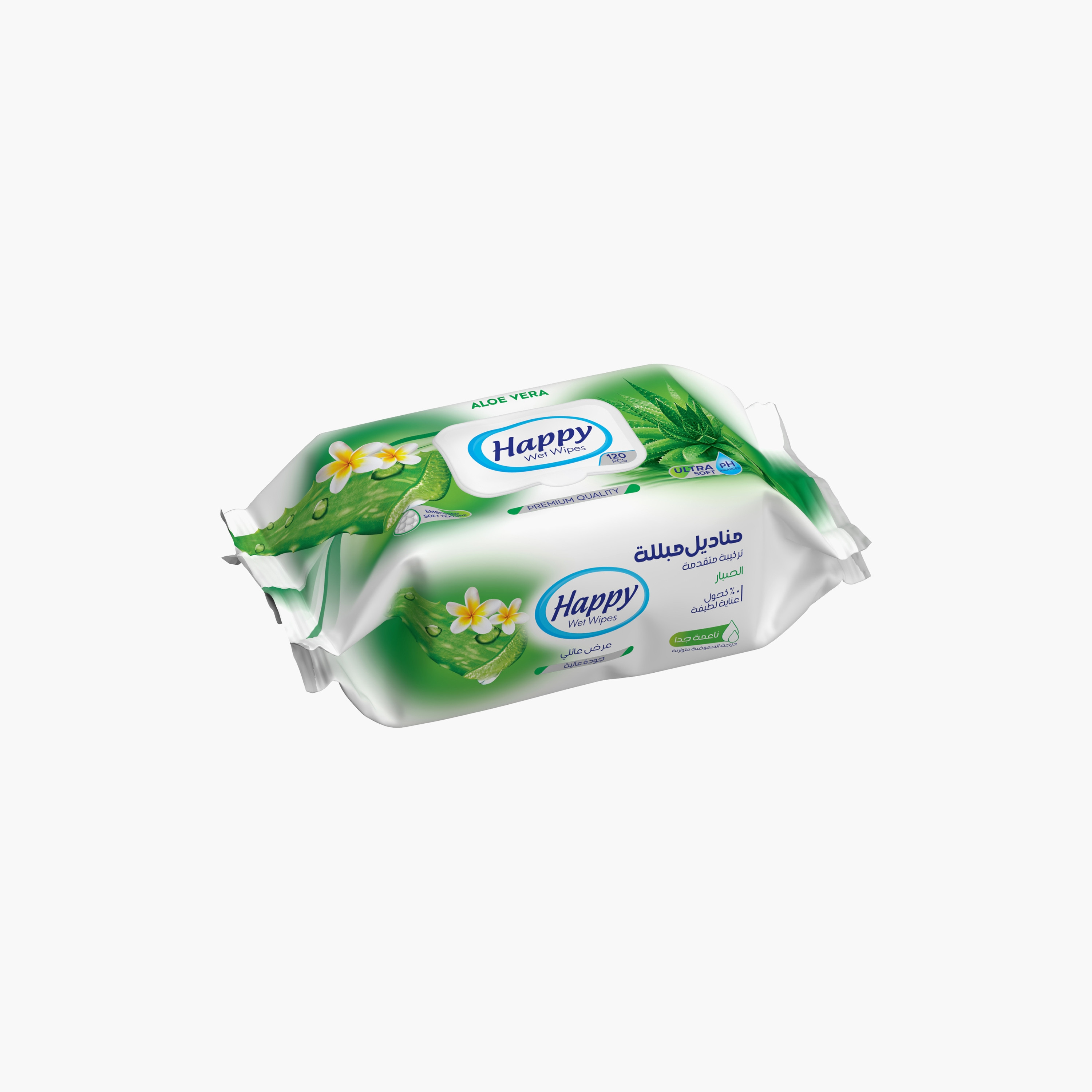 Happy 120-Piece Aloe Vera Therapy Wet Wipes-baby-diapering-babywipes-image-1