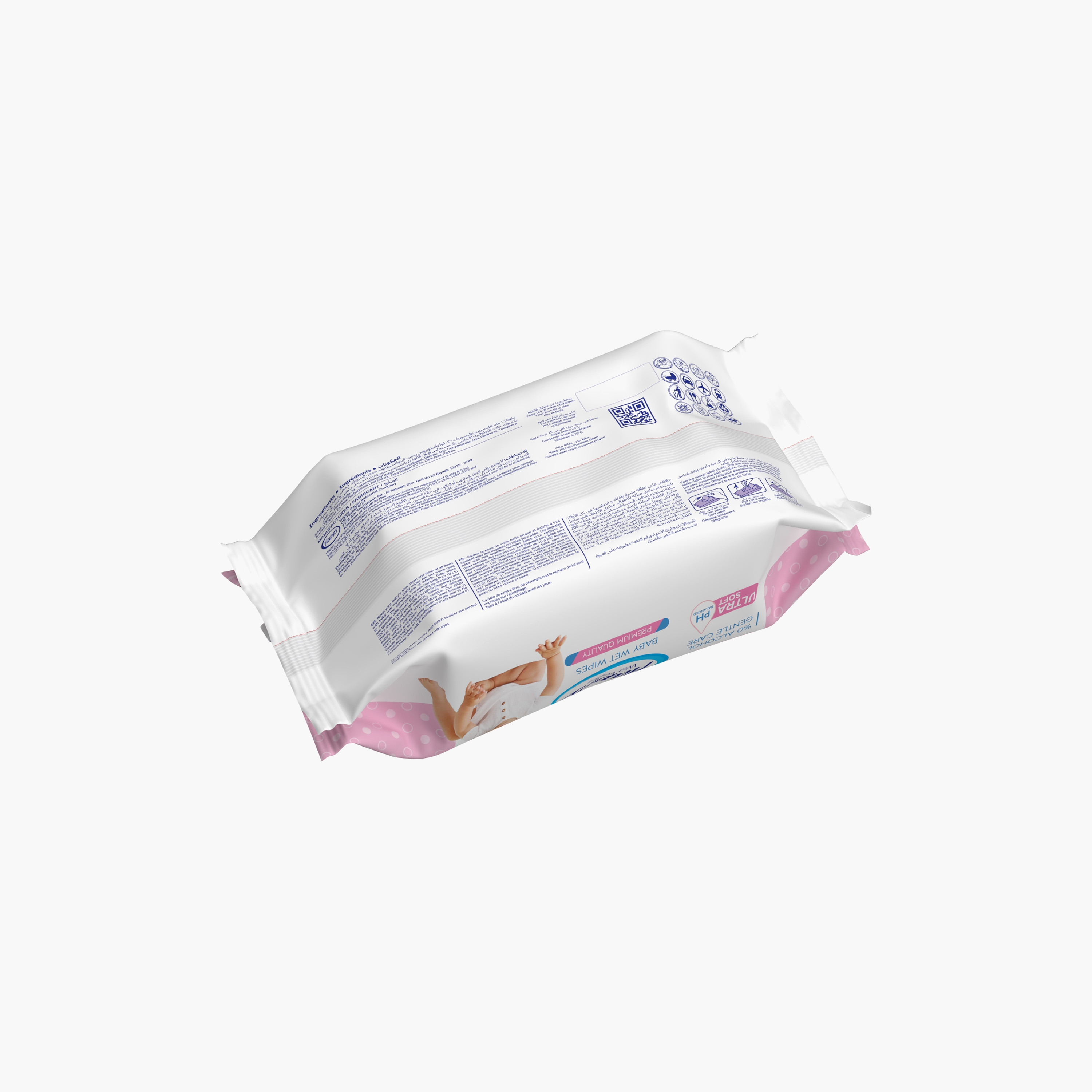 Happy 120-Piece Sensitive Wet Wipes-baby-diapering-babywipes-image-3