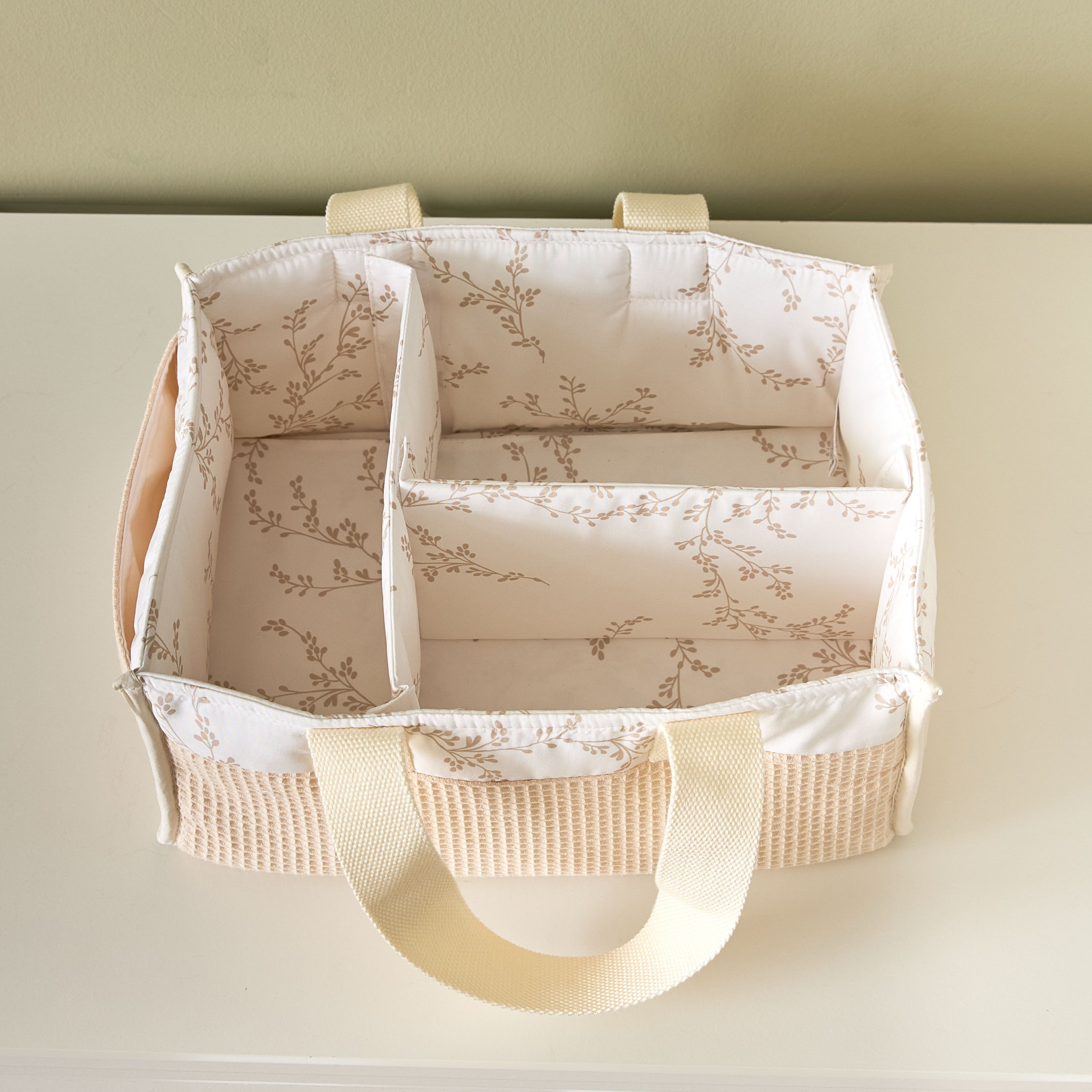Juniors Diaper Caddy with Leaves Print-baby-nursery-furniture-wardrobesandstorage-image-4
