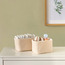 Pack of 2 Juniors Changing Table Organiser with Leaves Print-baby-nursery-furniture-wardrobesandstorage-image-1