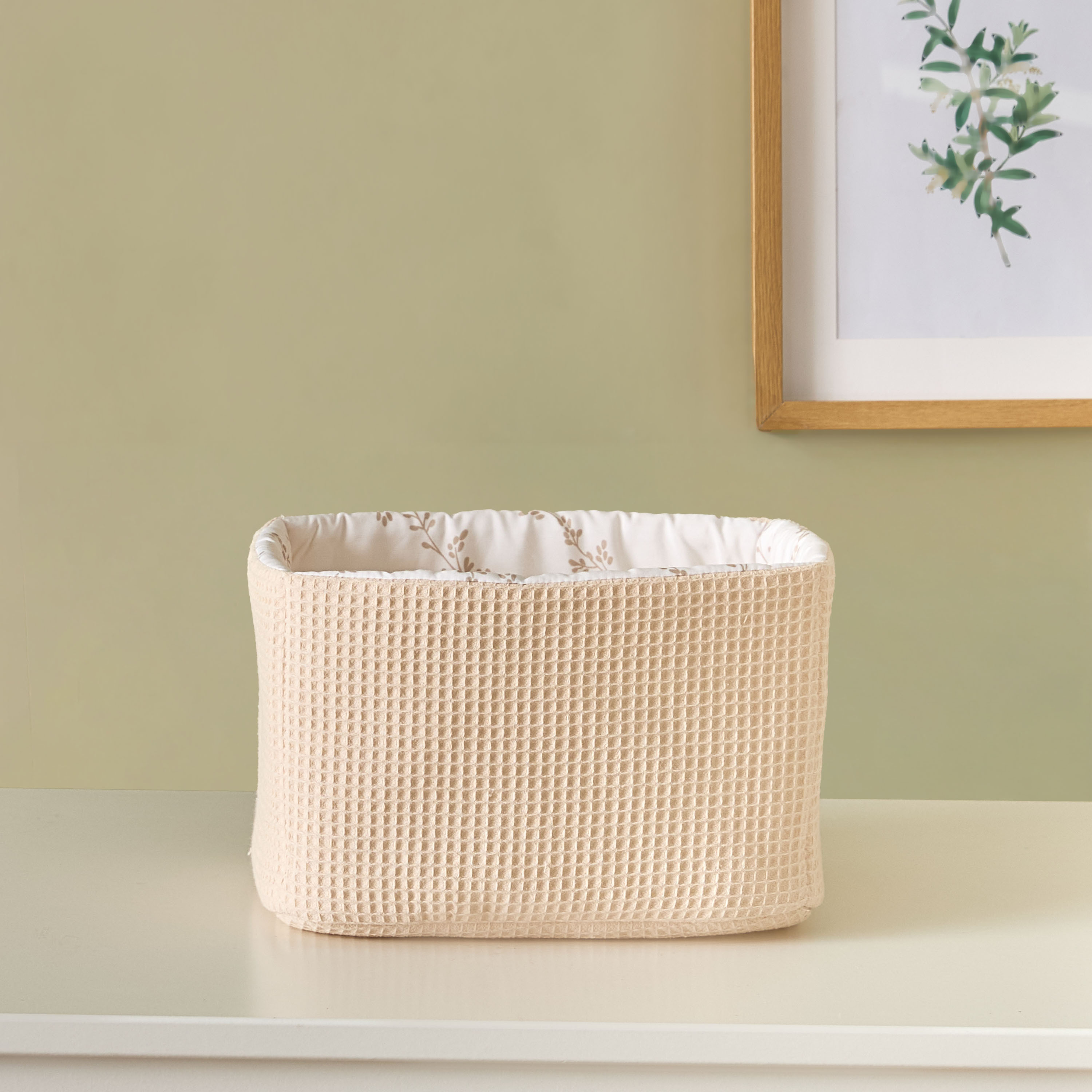 Pack of 2 Juniors Changing Table Organiser with Leaves Print-baby-nursery-furniture-wardrobesandstorage-image-3