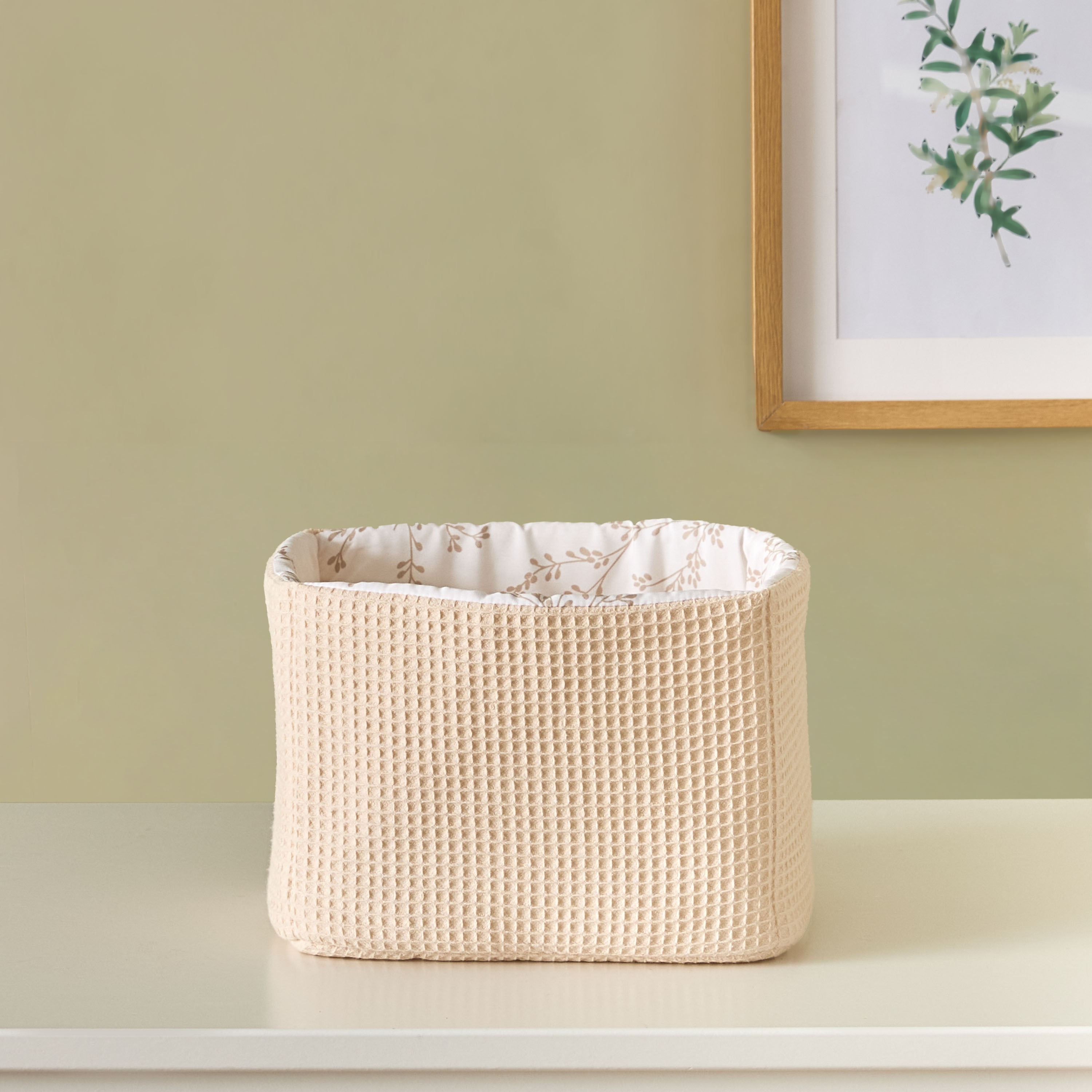 Pack of 2 Juniors Changing Table Organiser with Leaves Print-baby-nursery-furniture-wardrobesandstorage-image-4