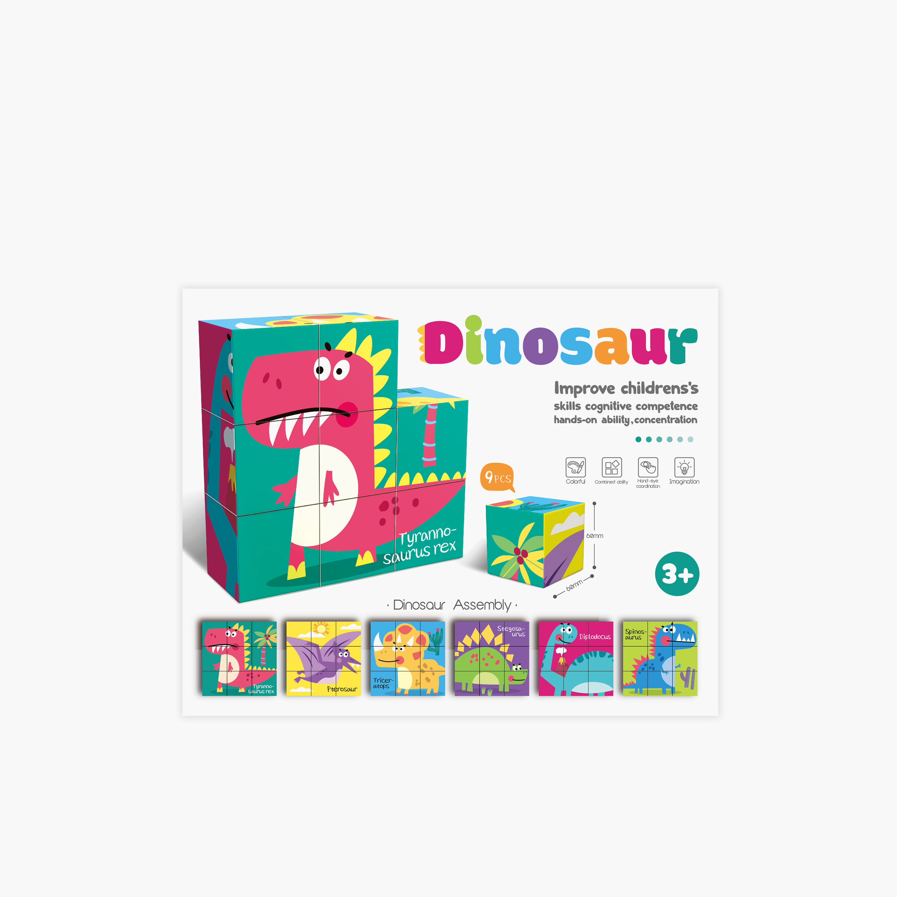 Dinosaur 6-in-1 Jigsaw Puzzle Set-toys-indoortoys-puzzles-image-6