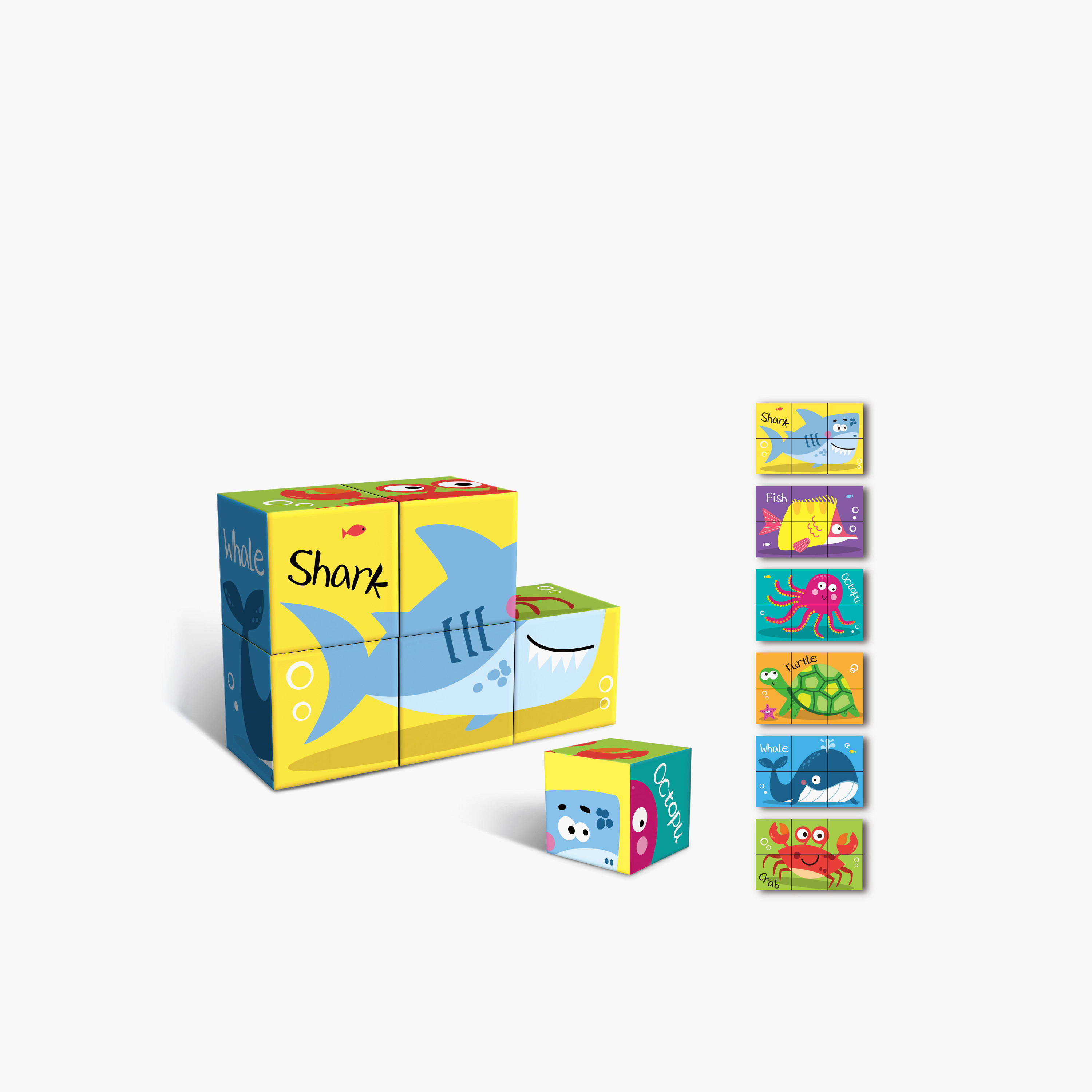 Ocean 6-in-1 Jigsaw Block Puzzle Set-toys-indoortoys-puzzles-image-1