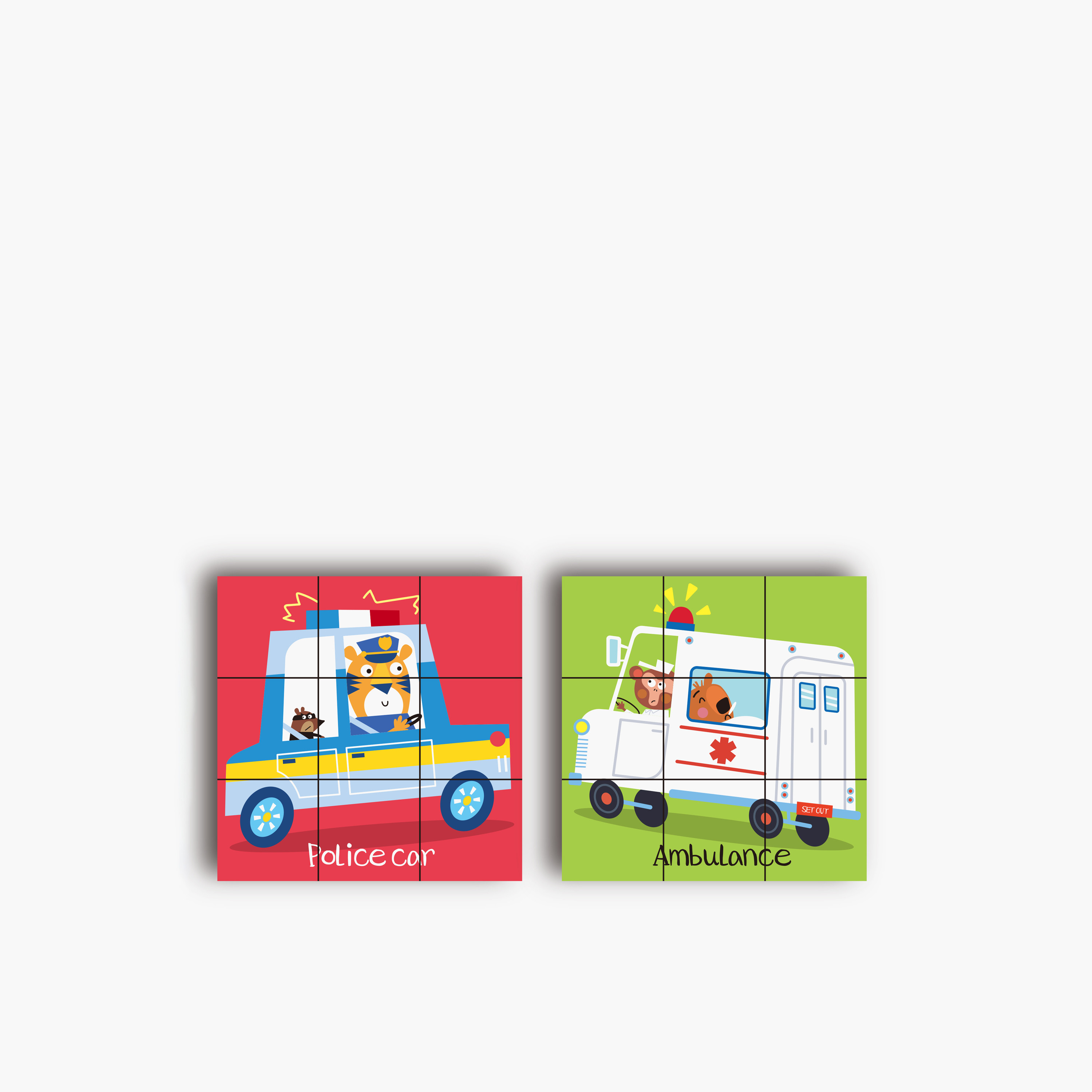 طقم بازل مكعبات مركبات المرور 6 في 1-toys-indoortoys-puzzles-image-2