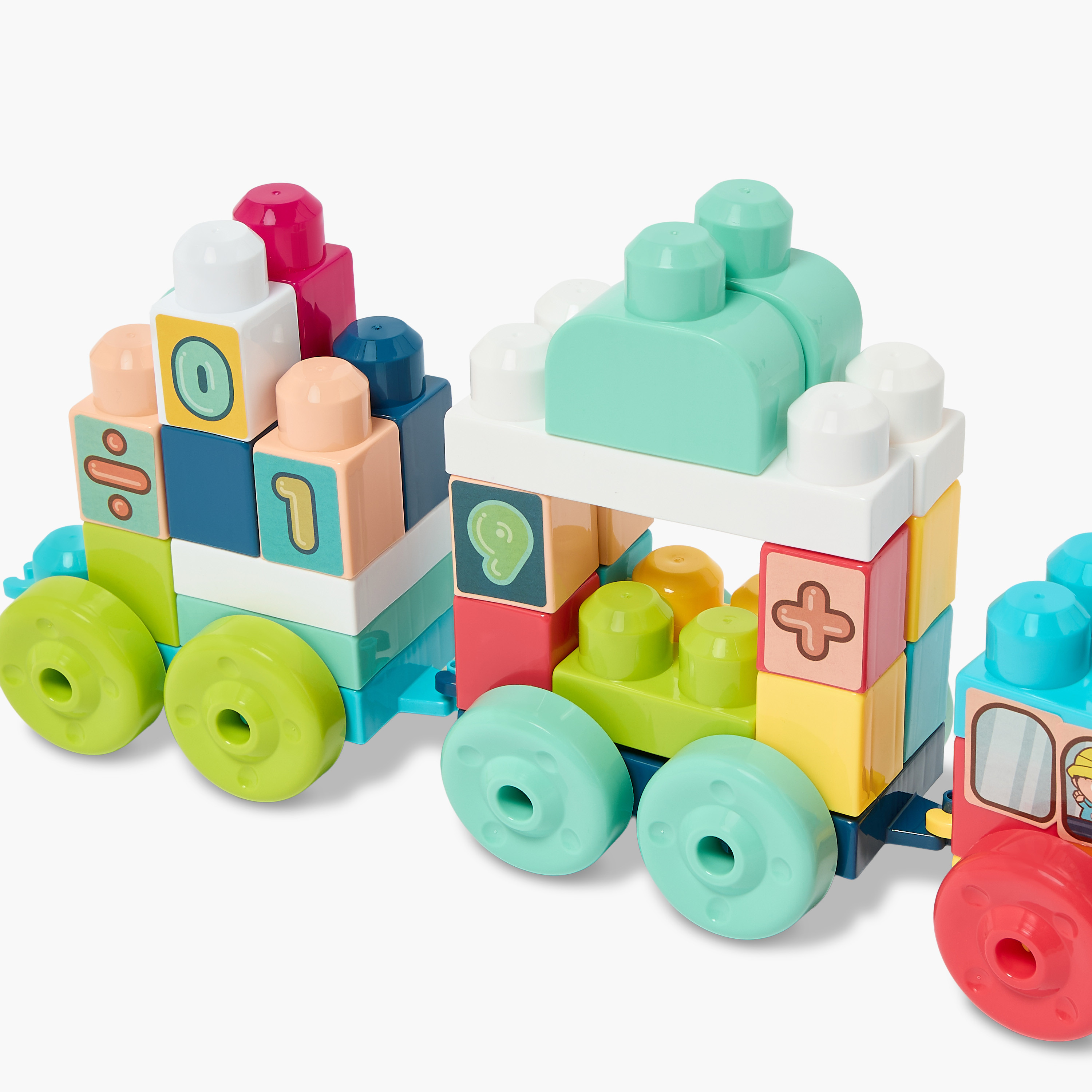 مجموعة مكعبات بناء قطار مع أرقام 55 قطعة من جونيورز-toys-buildingblocks-blocks-image-5