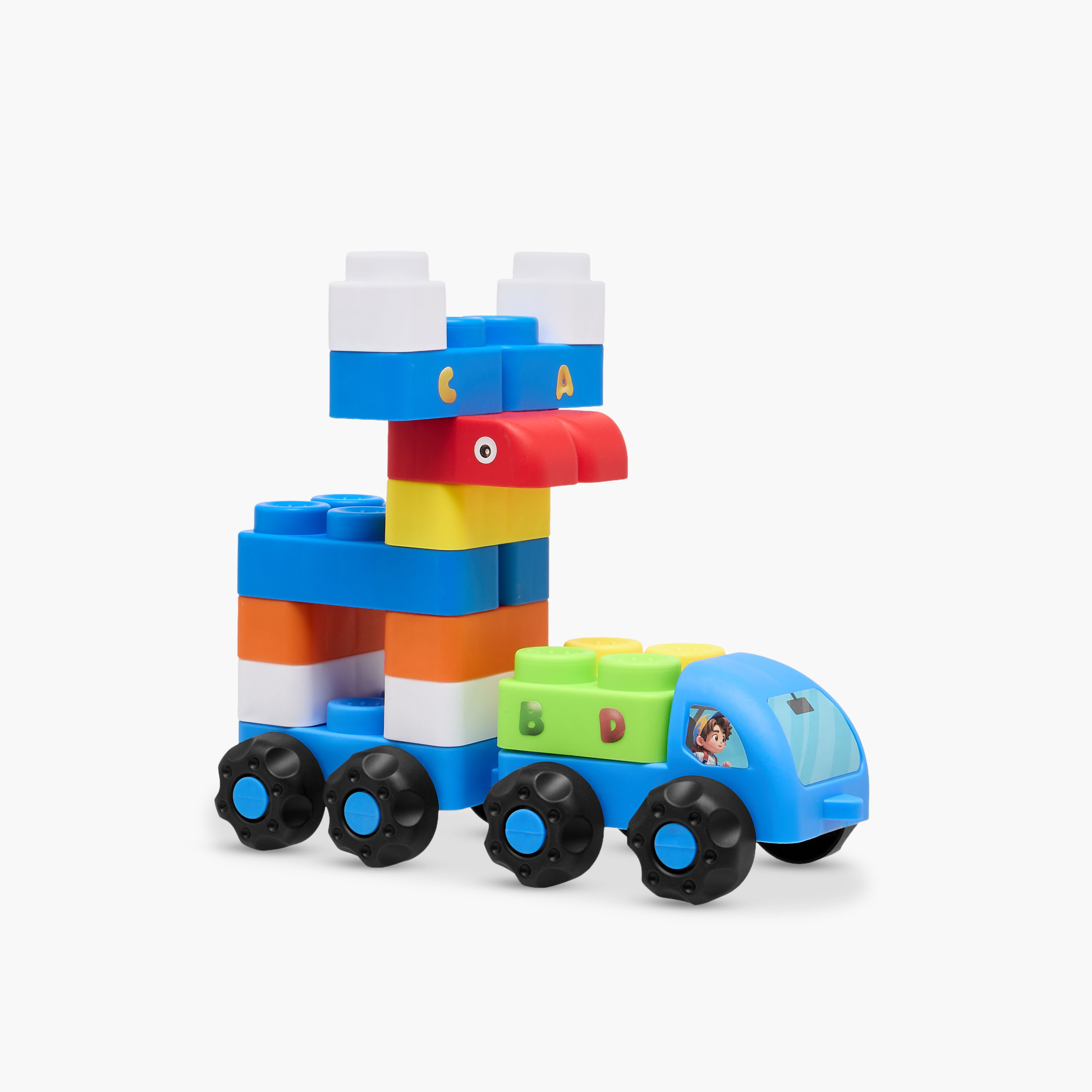 Juniors 56-Piece Soft Building Block Vehicle Set-toys-buildingblocks-blocks-image-3