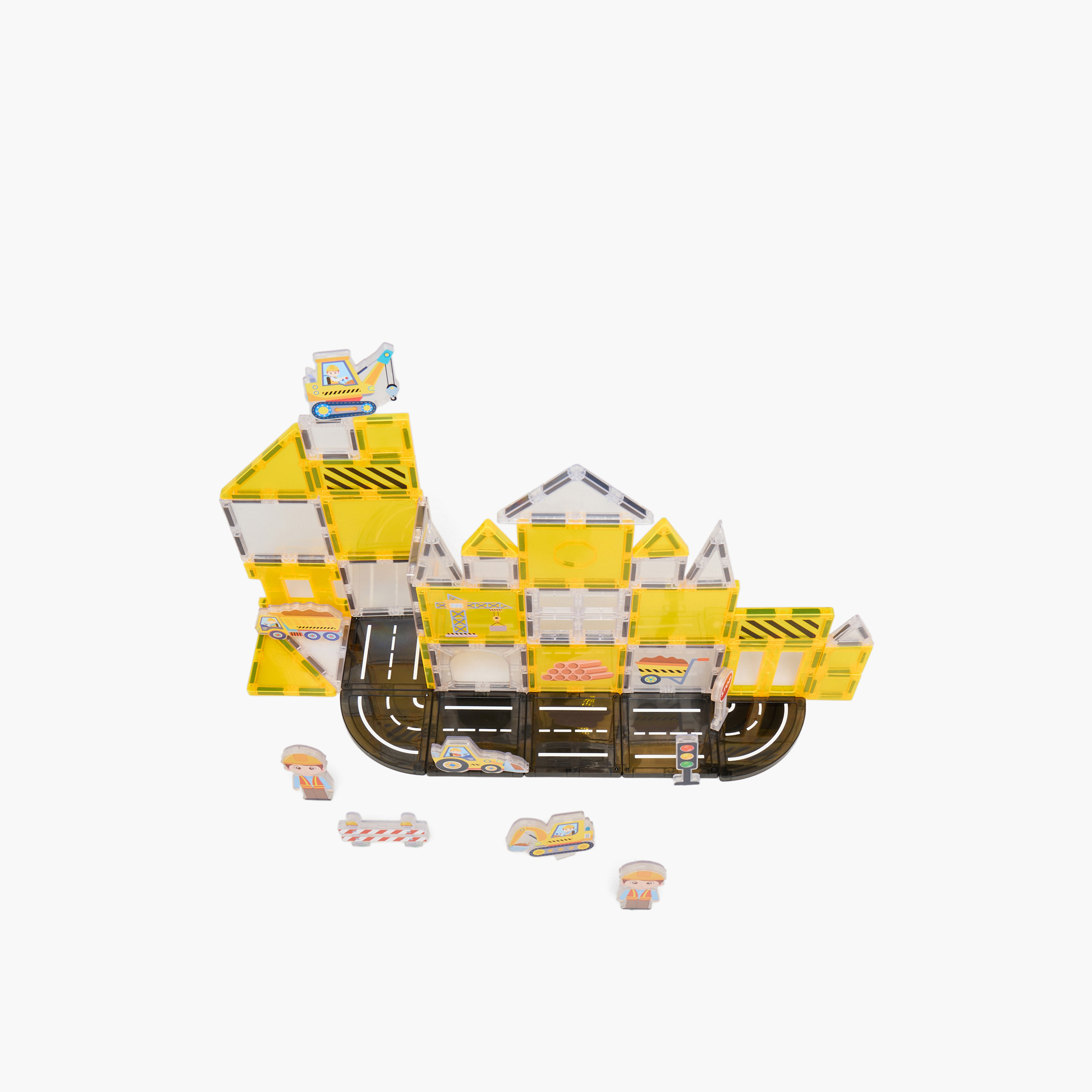 طقم بناء بلاطات مغناطيسية 47 قطعة من جونيورز-toys-buildingblocks-blocks-image-3