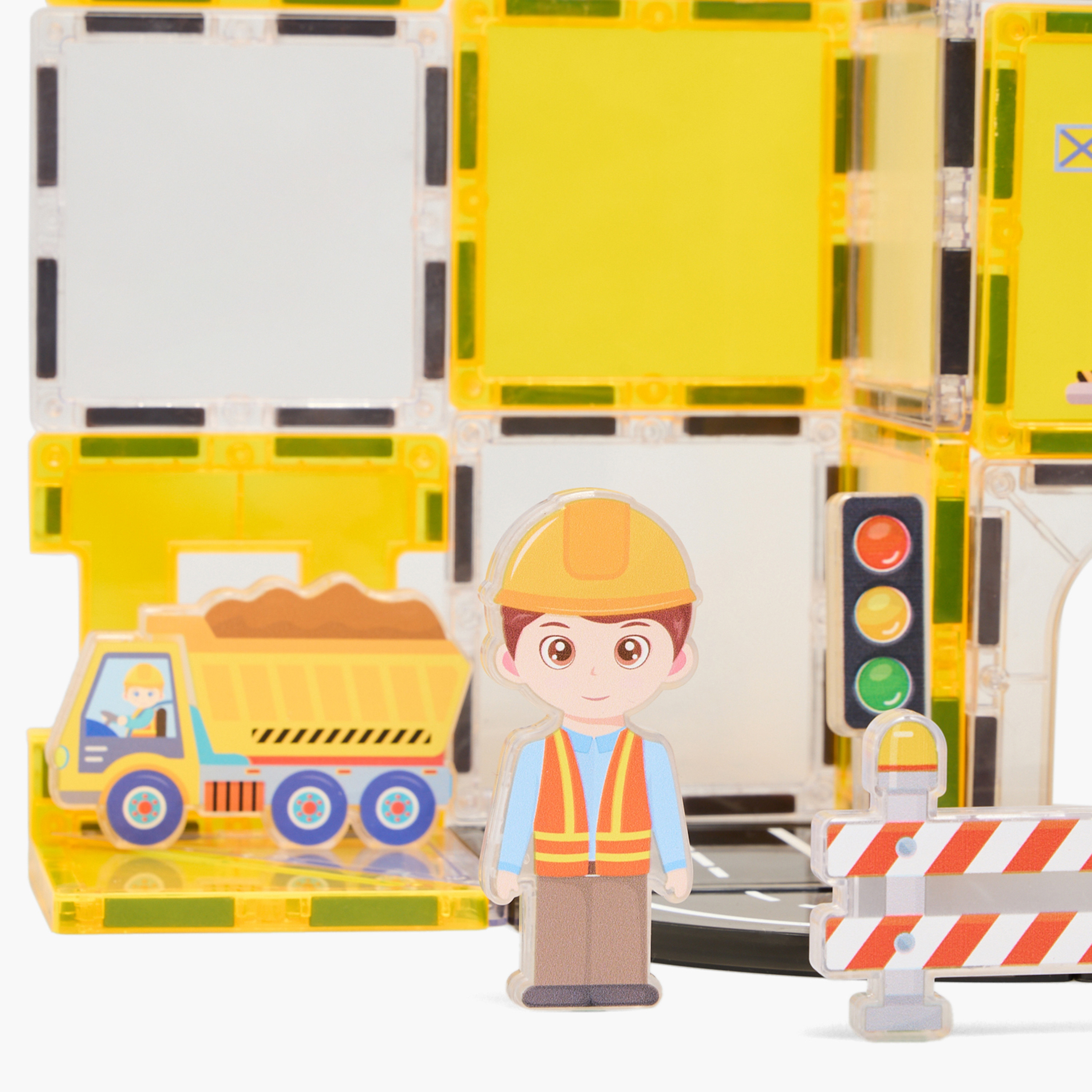 طقم بناء بلاطات مغناطيسية 47 قطعة من جونيورز-toys-buildingblocks-blocks-image-4