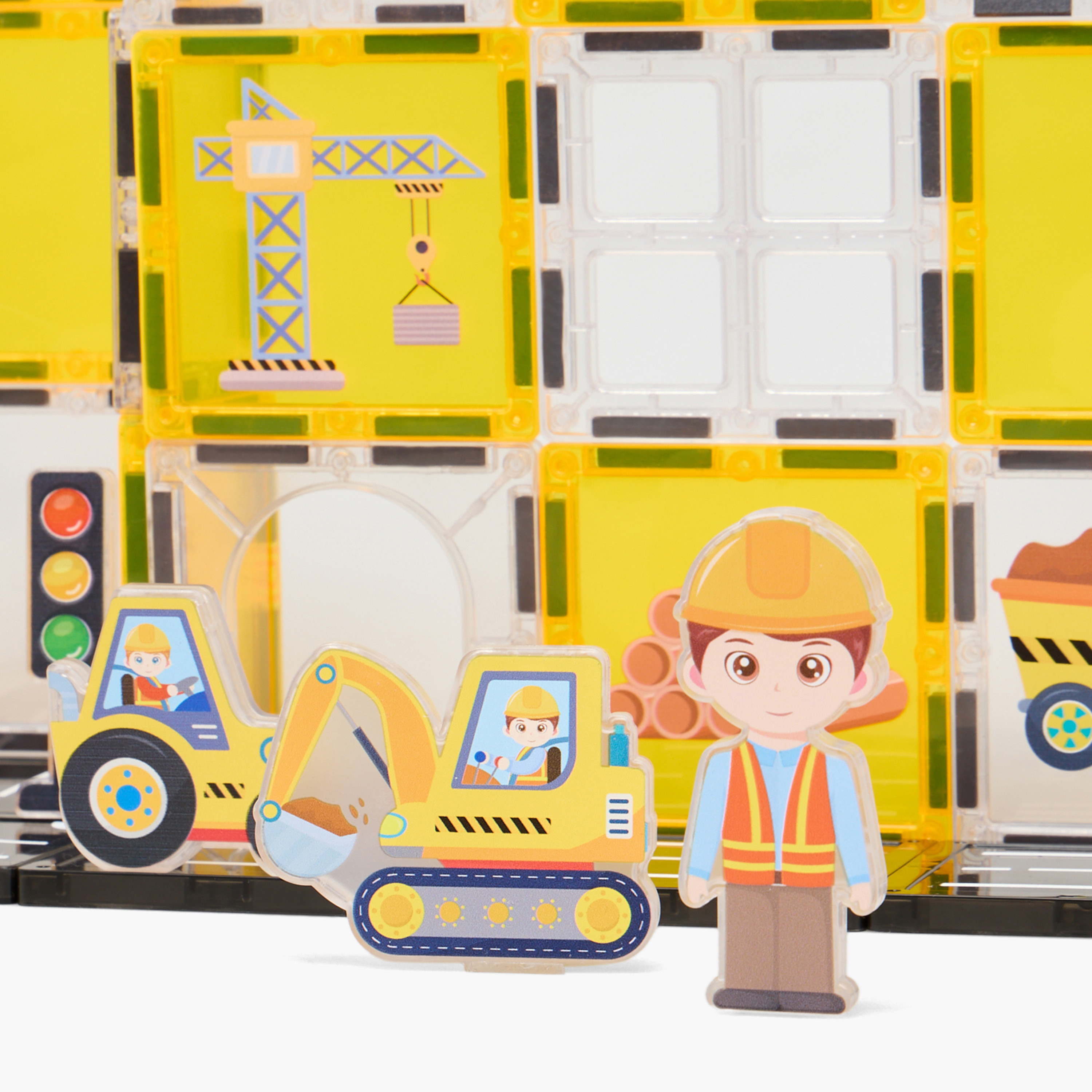طقم بناء بلاطات مغناطيسية 47 قطعة من جونيورز-toys-buildingblocks-blocks-image-5