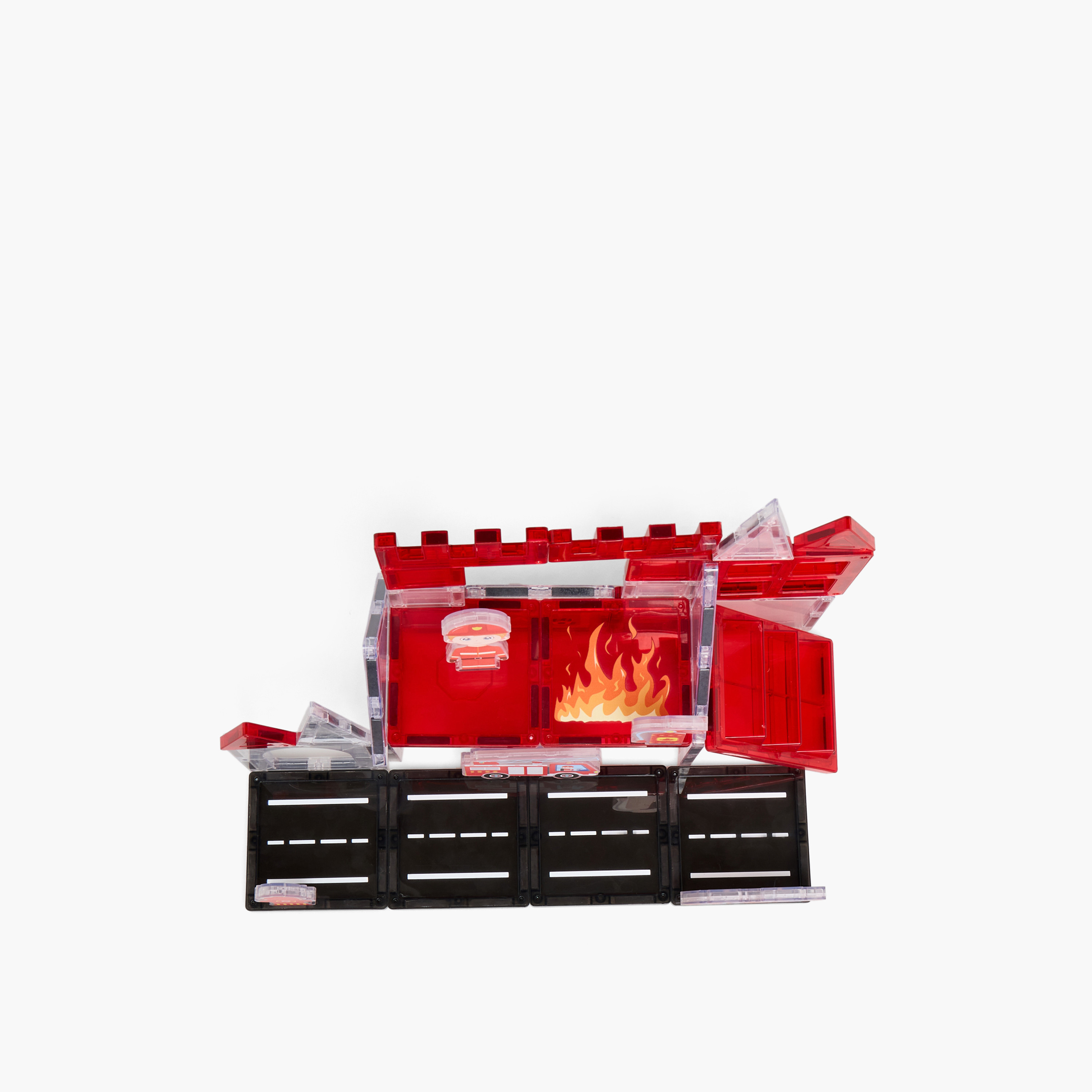 Juniors 32-Piece Fire Control Magnetic Tiles Set-toys-buildingblocks-blocks-image-5