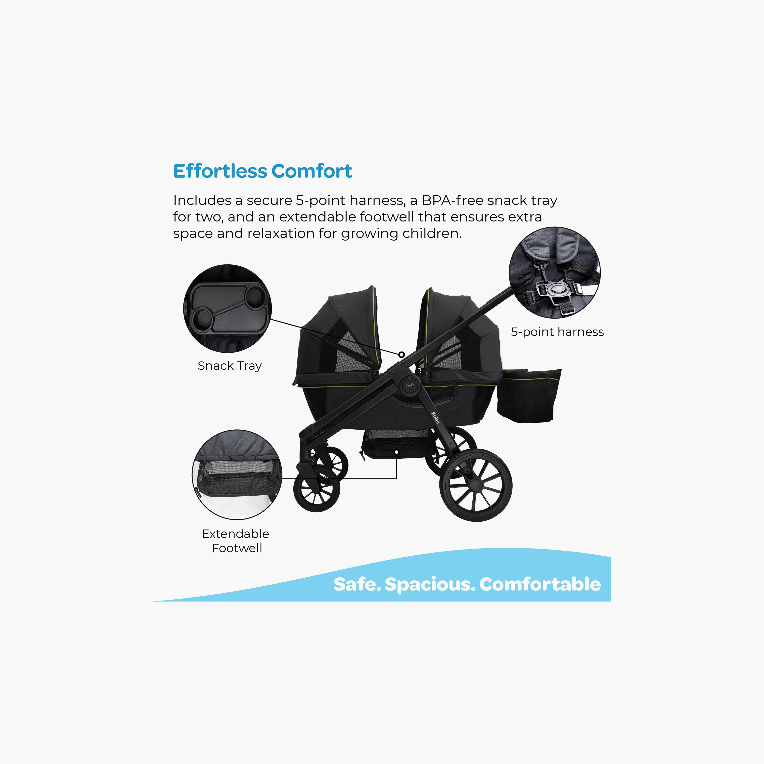 Moon Kube Convertible Wagon Stroller with All-Terrain Wheels - 6 months - 5 years - 24 kg-baby-gear-strollersandprams-strollers-image-2