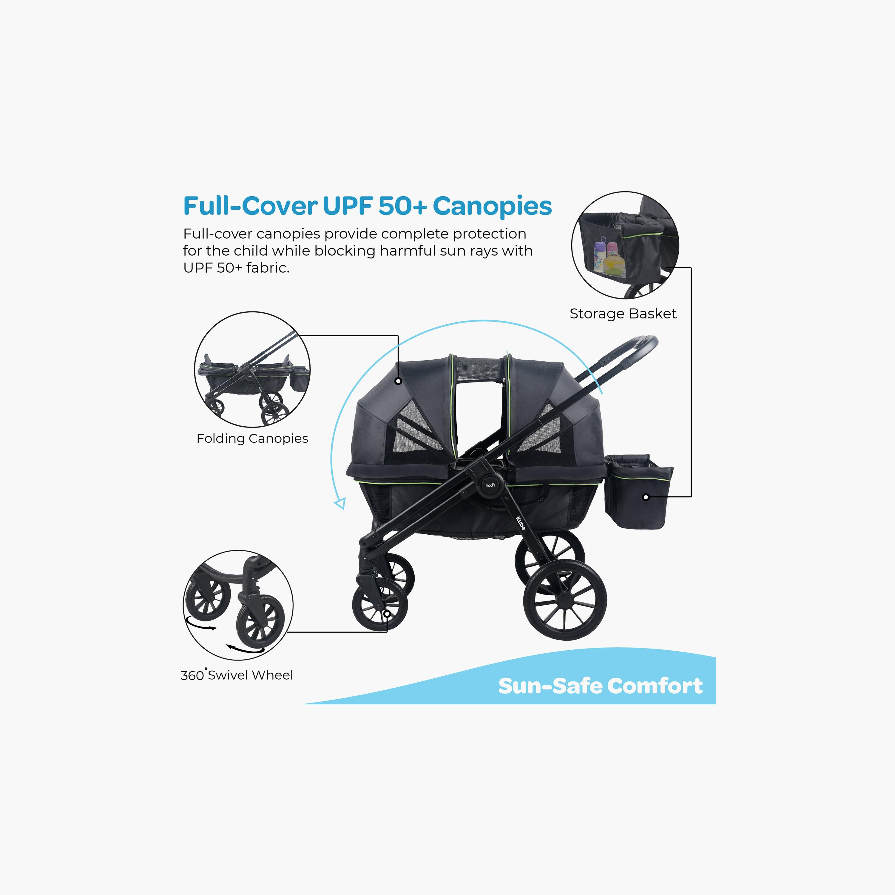 Moon Kube Convertible Wagon Stroller with All-Terrain Wheels - 6 months - 5 years - 24 kg-baby-gear-strollersandprams-strollers-image-7