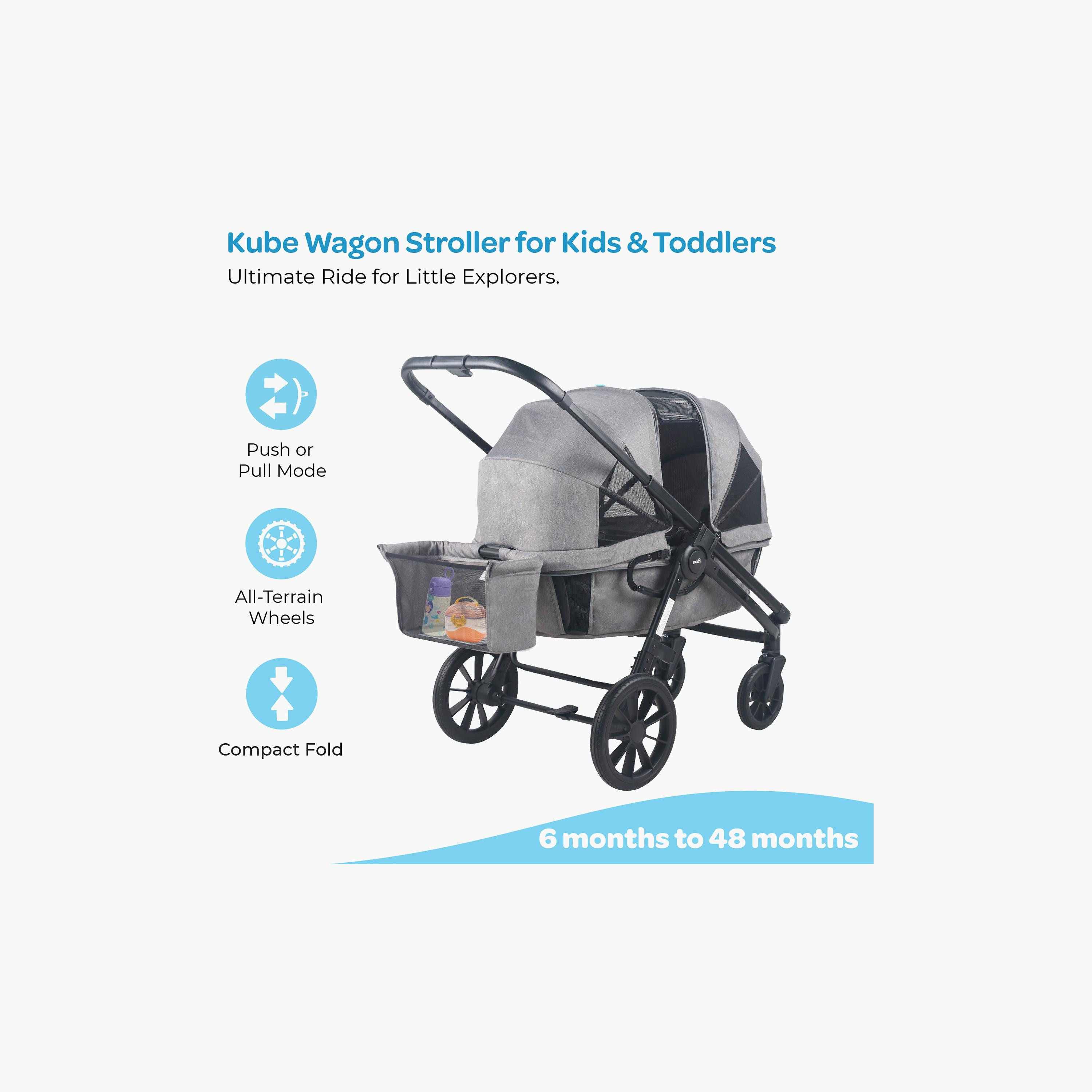Moon Kube Convertible Wagon Stroller with All-Terrain Wheels - 6 months - 5 years - 24 kg-baby-gear-strollersandprams-strollers-image-17
