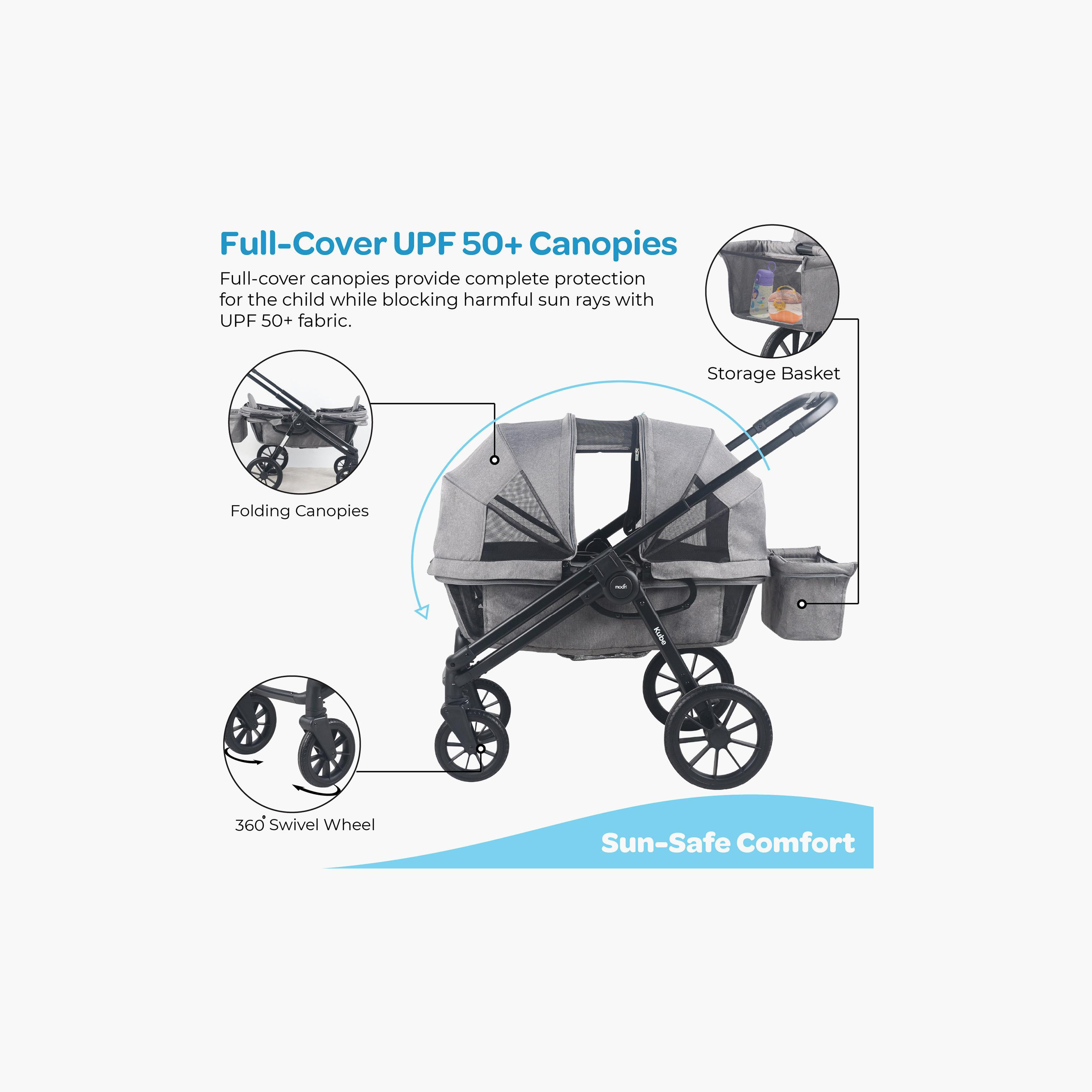 Moon Kube Convertible Wagon Stroller with All-Terrain Wheels - 6 months - 5 years - 24 kg-baby-gear-strollersandprams-strollers-image-19
