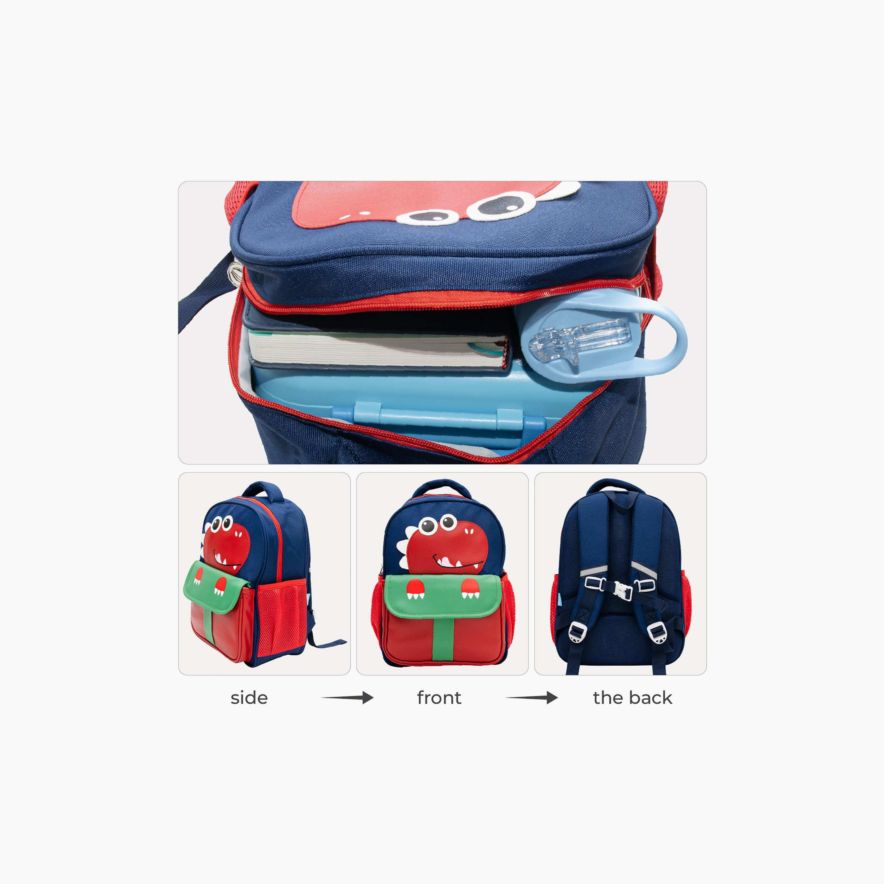 Moon 3D Design Waterproof Backpack - Dino-school-bagsandbackpacks-backpacks-image-7