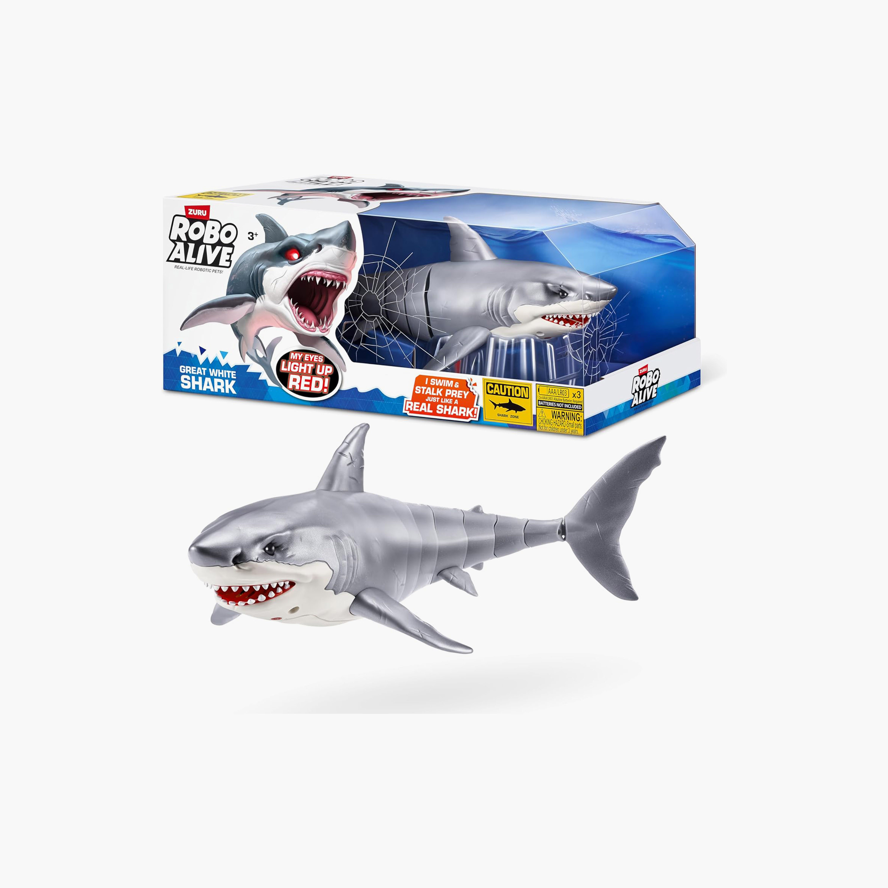 ZURU Robo Alive Shark Attack Swimming Shark Toy-toys-playfigures-animals-image-1