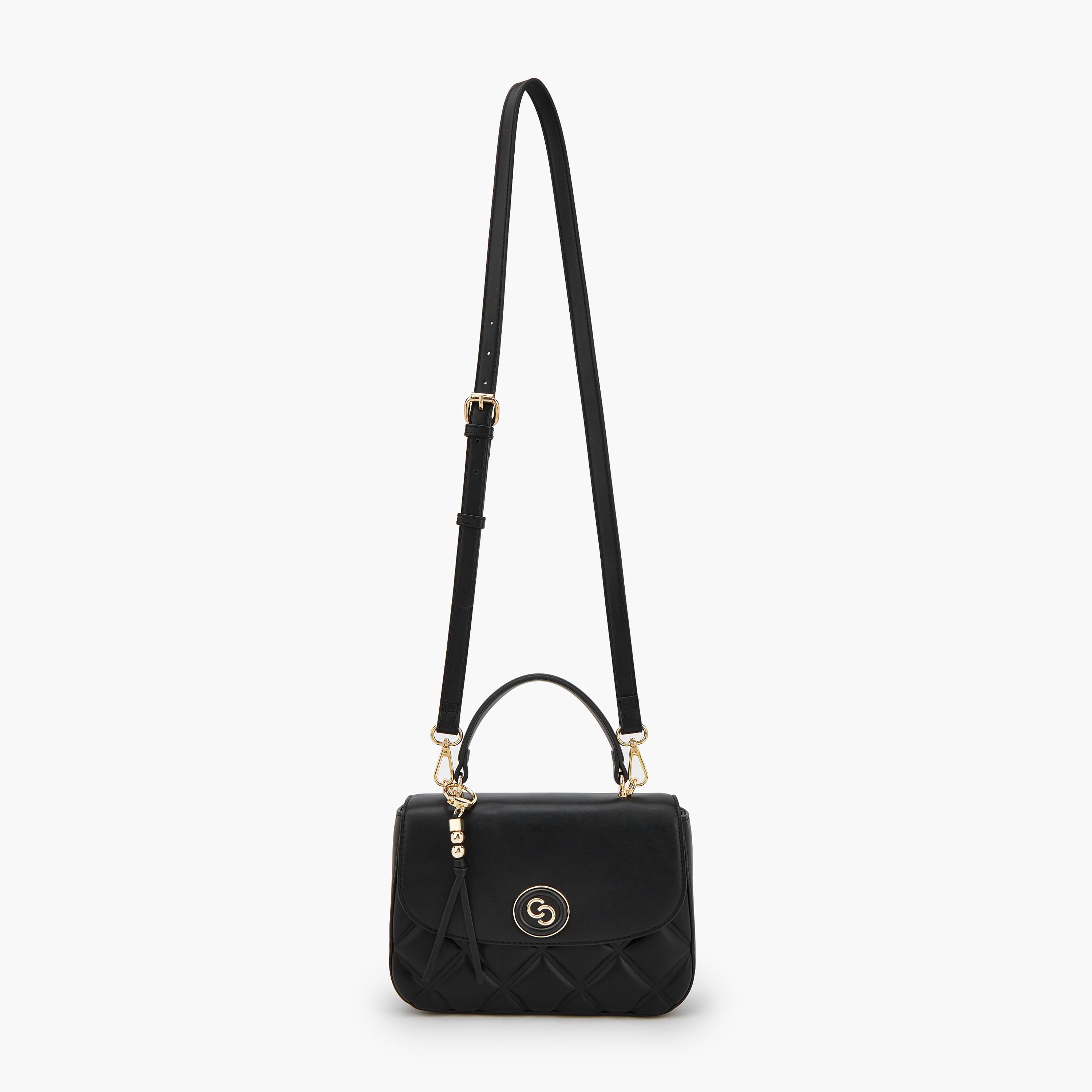 شنطة ساتشل مبطنة مع حزام قابل للتعديل من سيليست-women-bagsandwallets-handbags-image-2