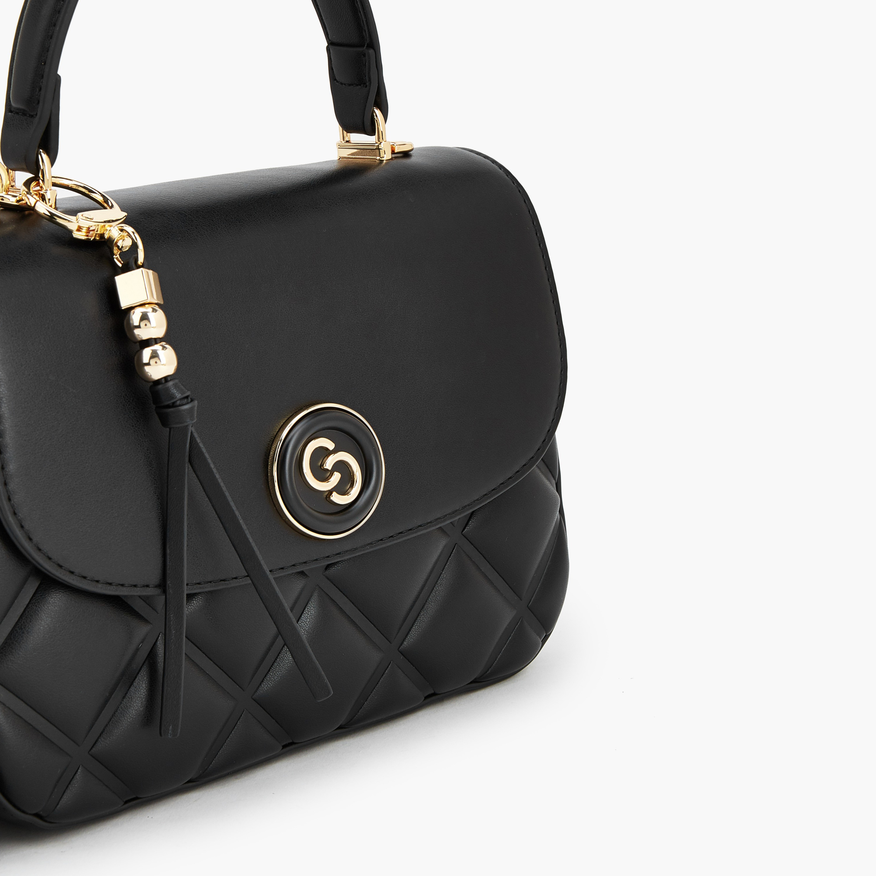شنطة ساتشل مبطنة مع حزام قابل للتعديل من سيليست-women-bagsandwallets-handbags-image-4
