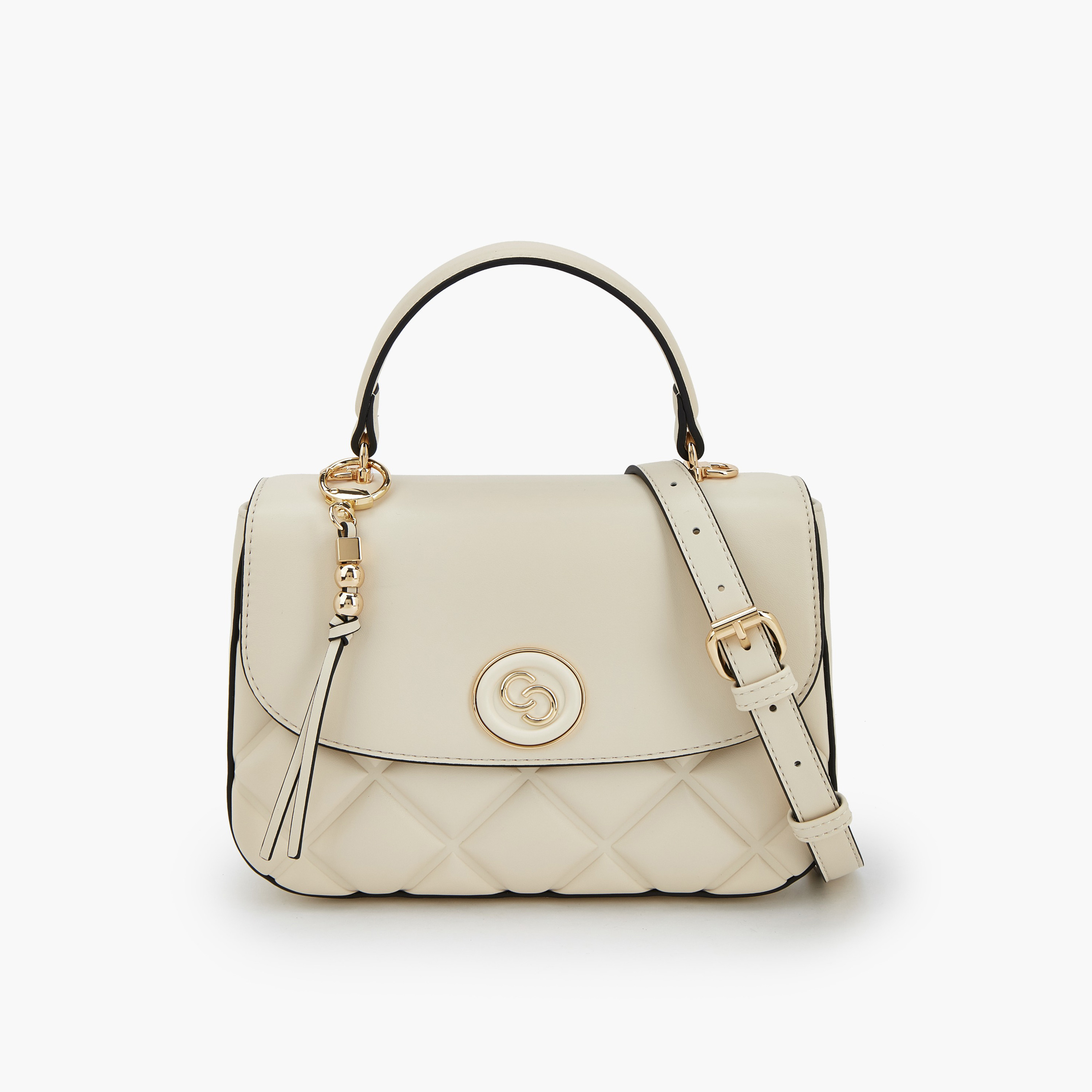 شنطة ساتشل مبطنة مع حزام قابل للتعديل من سيليست-women-bagsandwallets-handbags-image-1