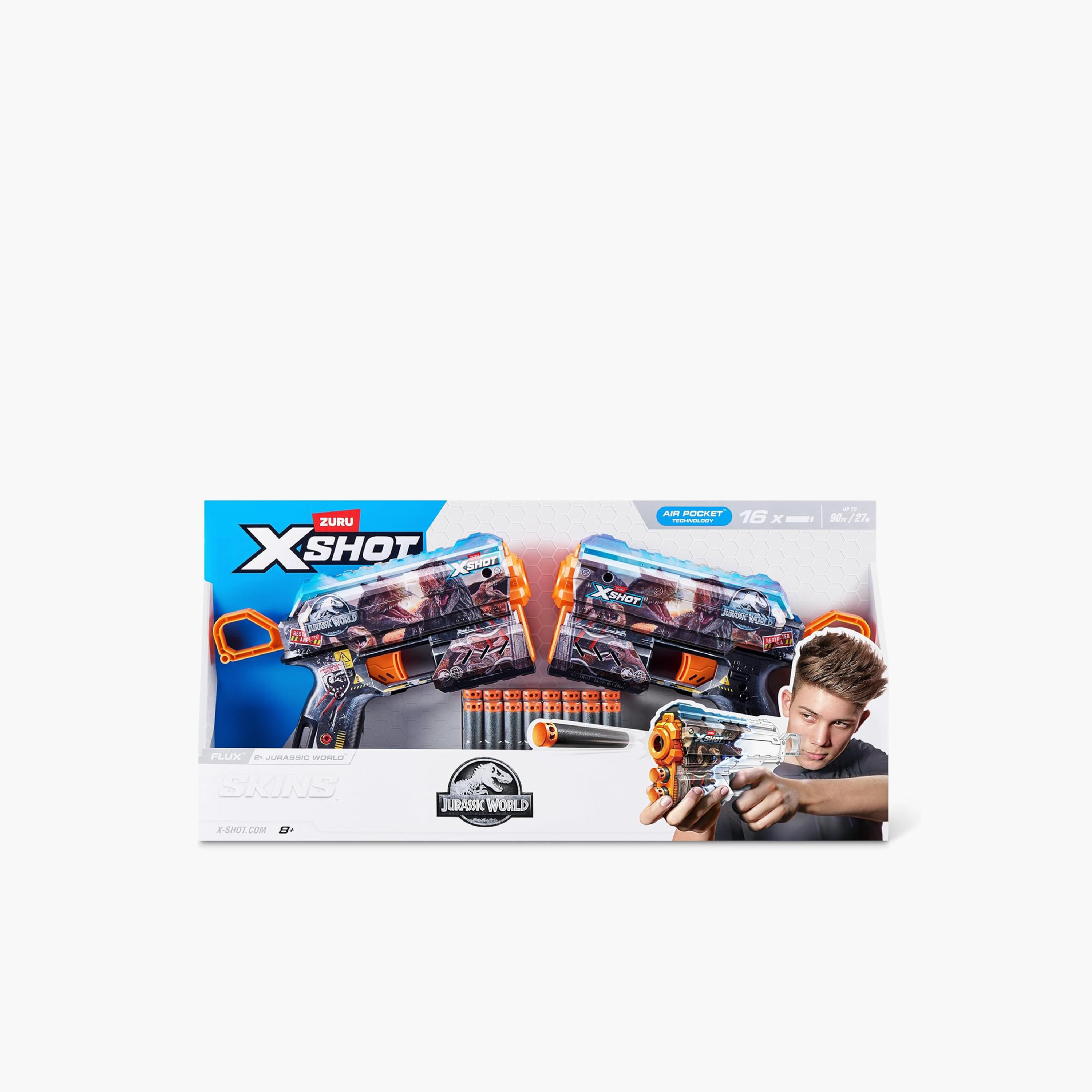 X-Shot Skins Jurassic World Blaster Toy Set-toys-outdoor-gunsandfoamblasters-image-4