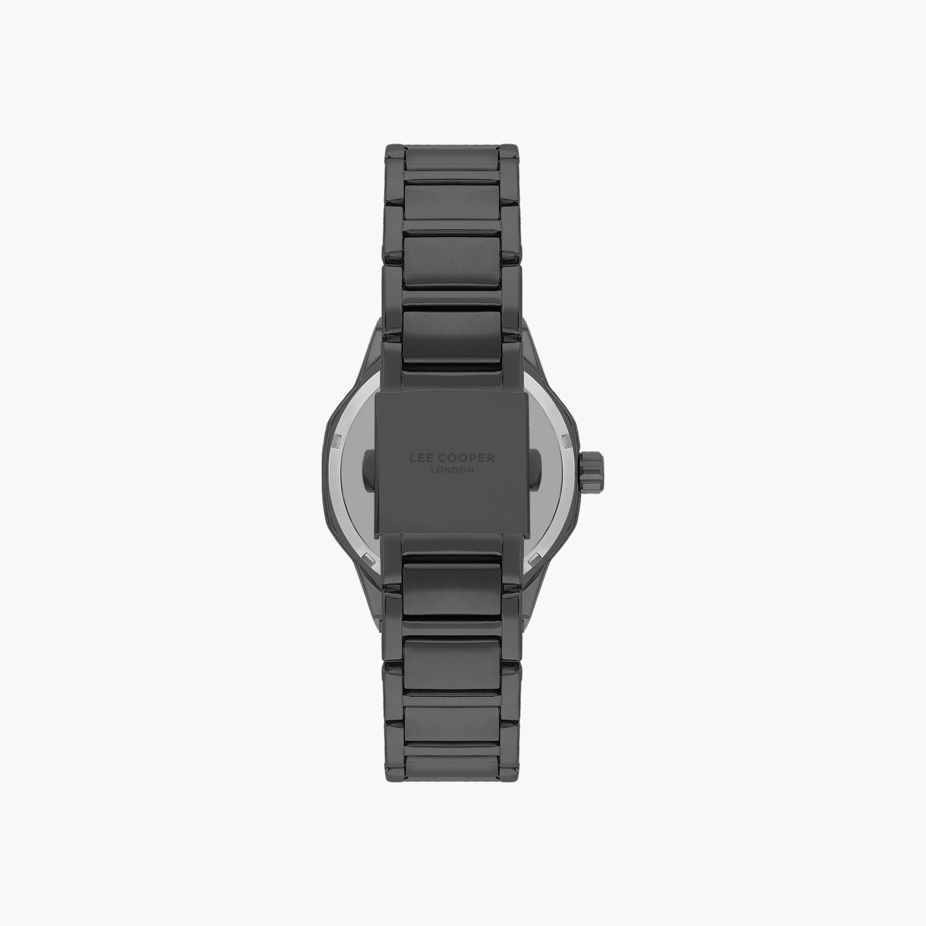 Lee Cooper Gun Metal Skeleton Automatic Watch-men-watchesandjewellery-watches-image-2