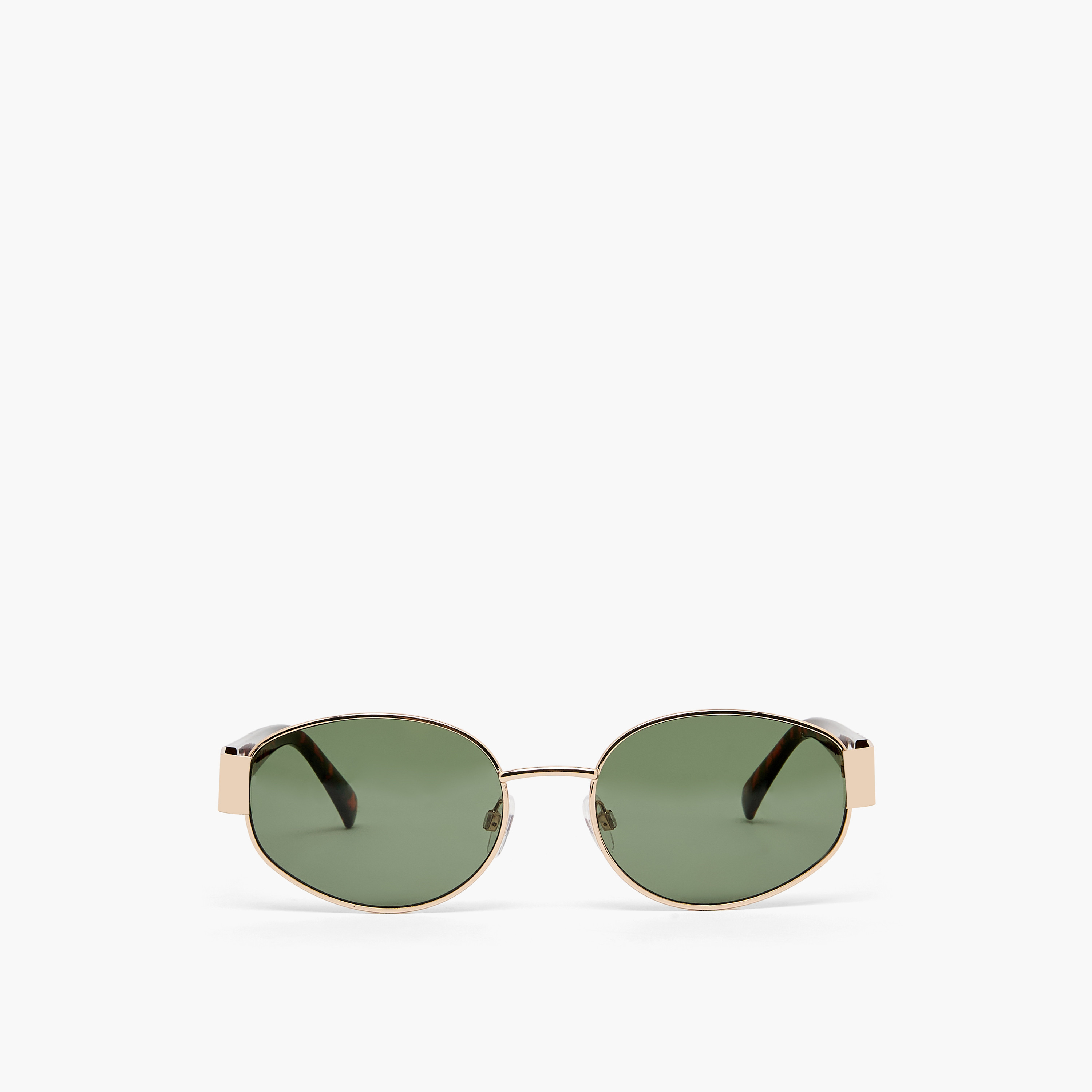 نظارة شمسية بيضاوية بعدسات سوداء-women-sunglasses-image-2