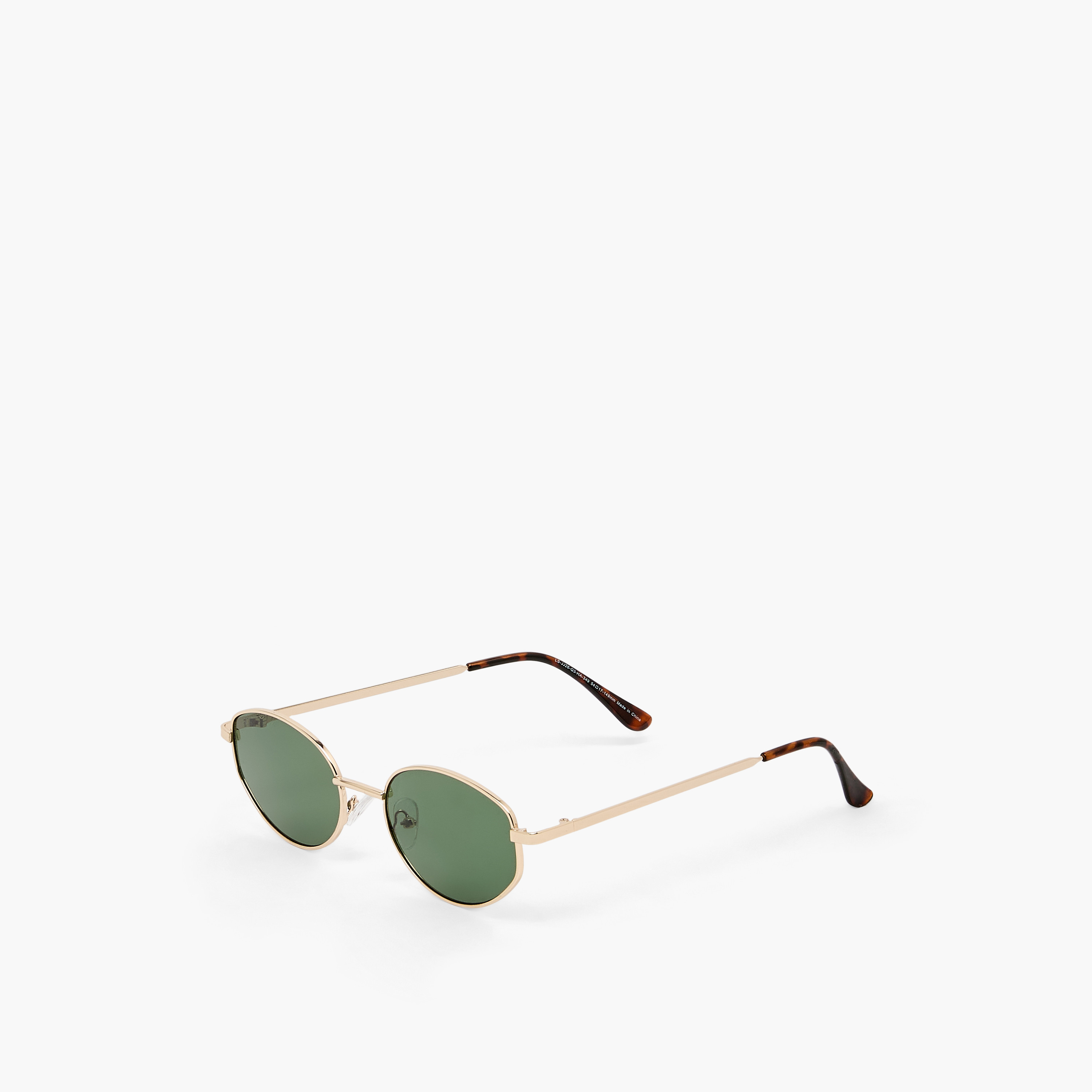 نظارة شمسية بعدسات بيضاوية سوداء-women-sunglasses-image-1