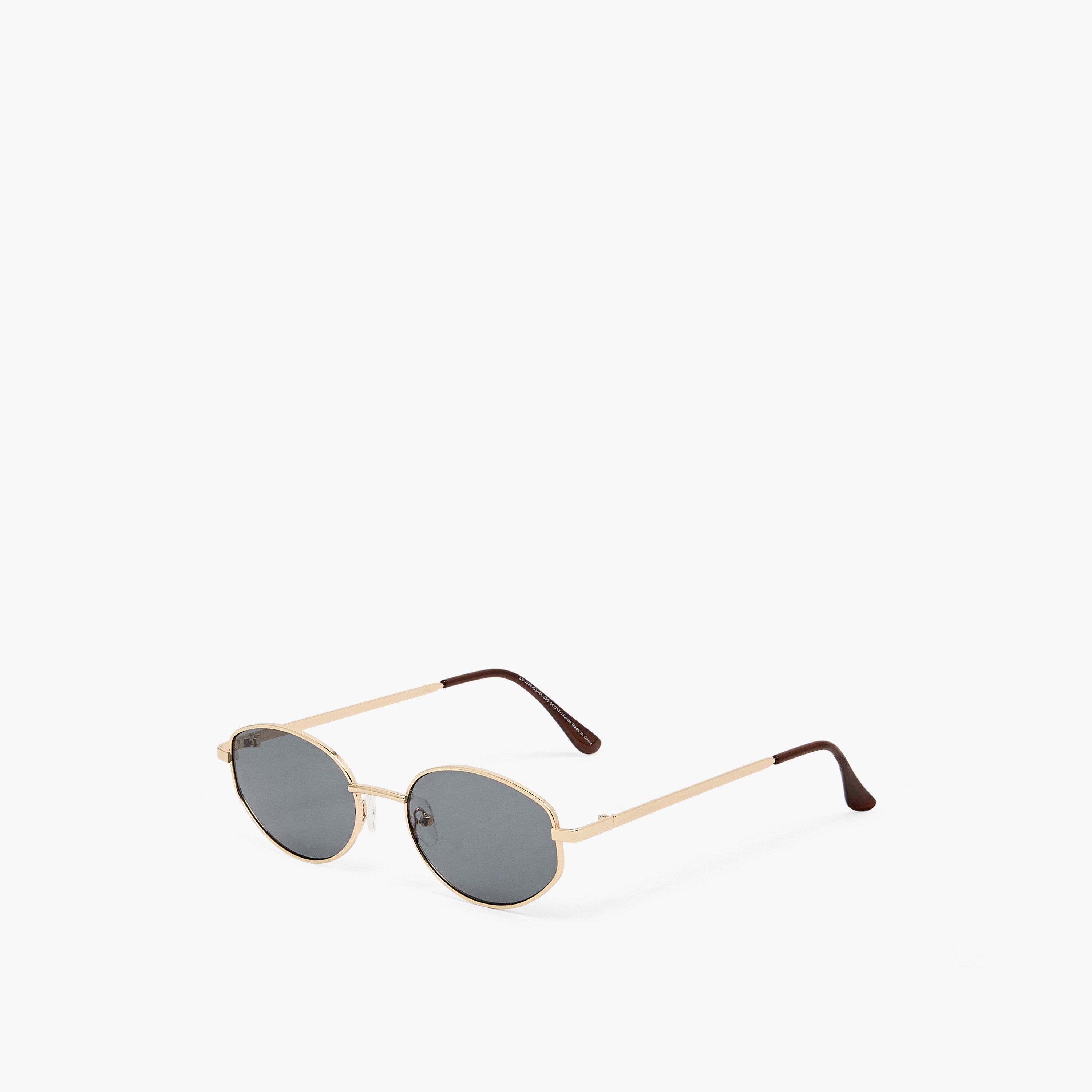 نظارة شمسية بعدسات بيضاوية سوداء-women-sunglasses-image-1