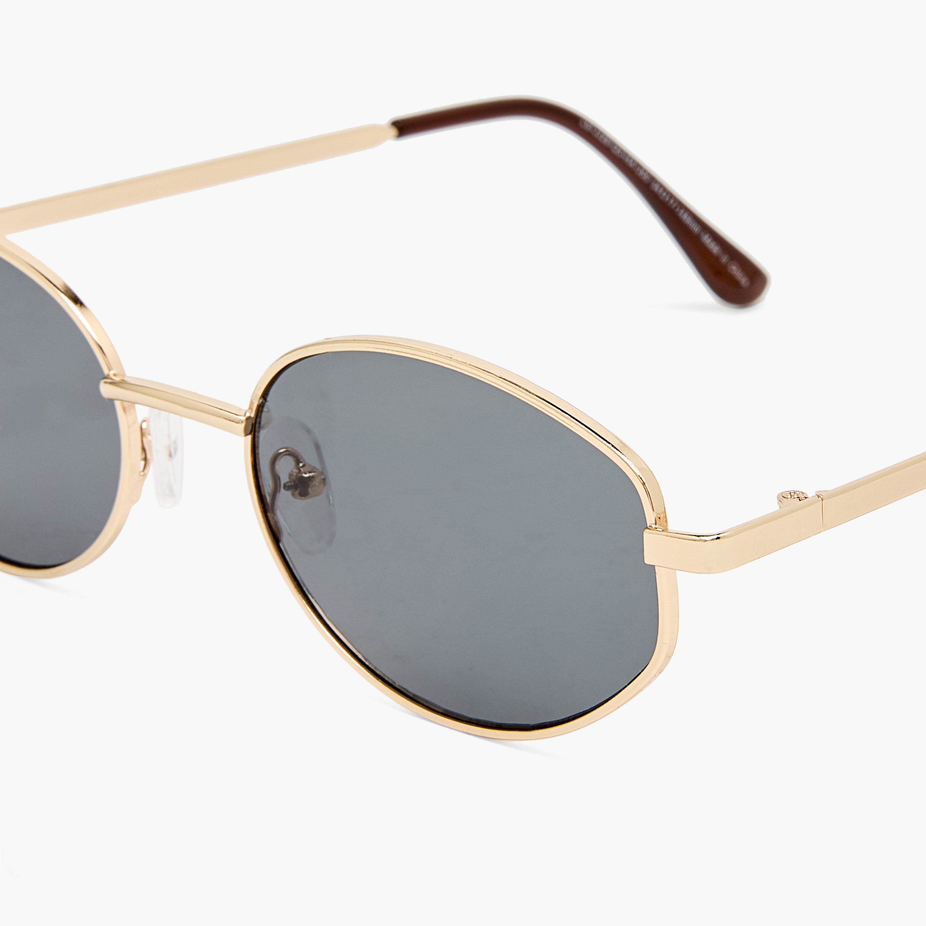 نظارة شمسية بعدسات بيضاوية سوداء-women-sunglasses-image-5
