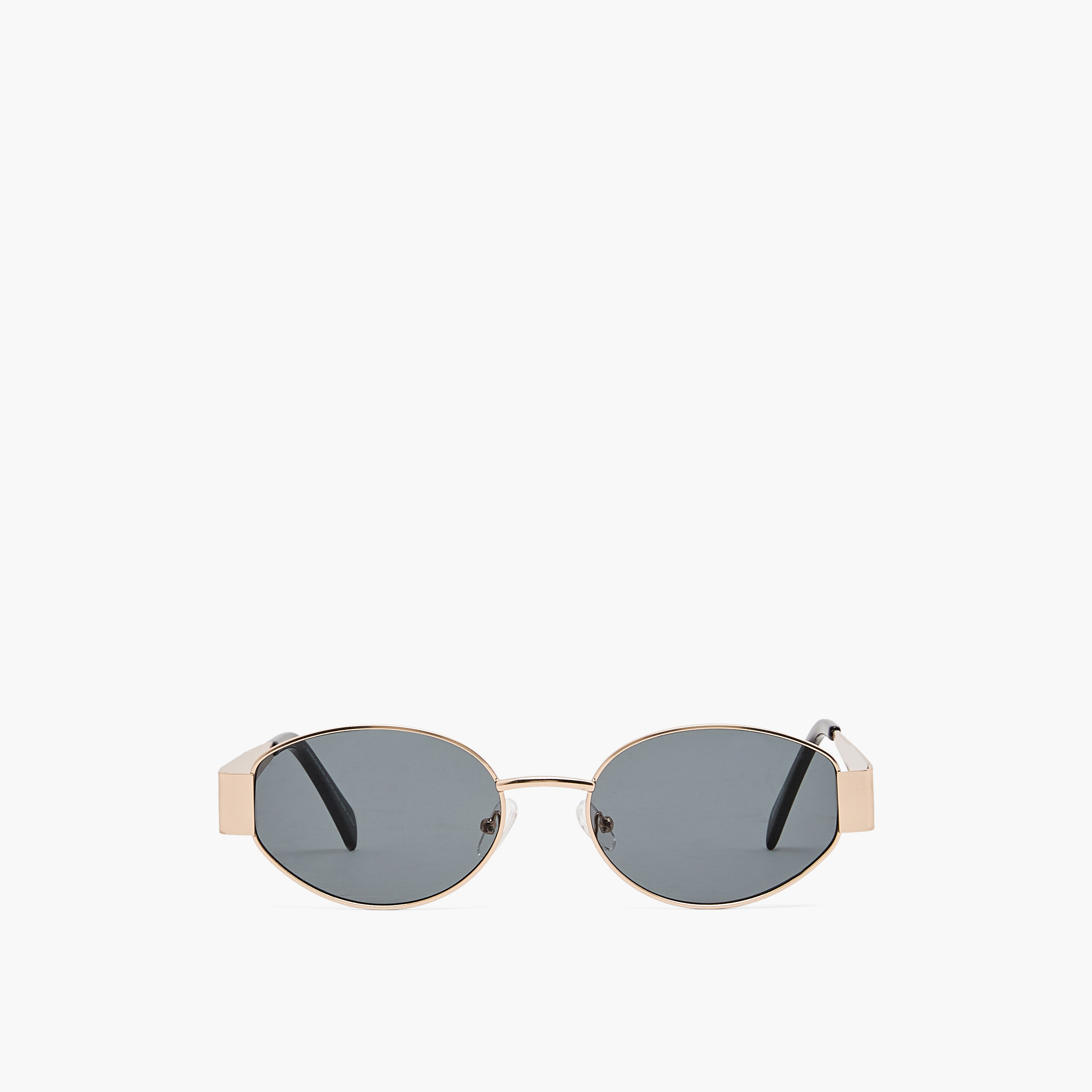 نظارة شمسية بعدسات بيضاوية سوداء-women-sunglasses-image-2