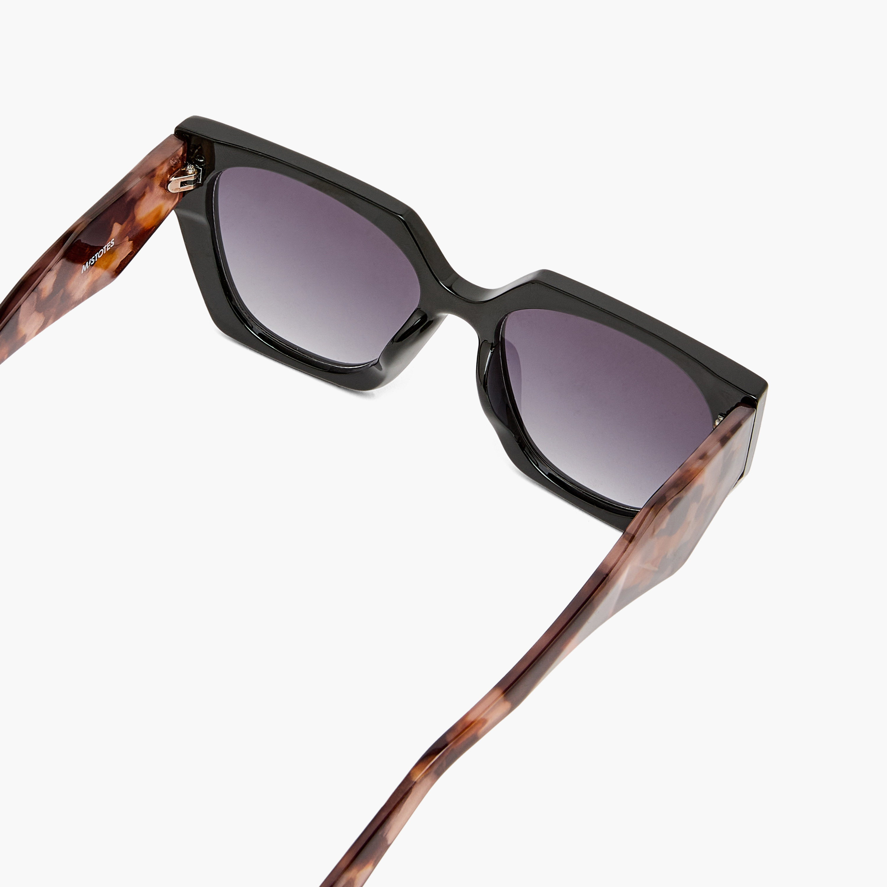 نظارة شمسية هندسية بعدسات سوداء-women-sunglasses-image-4