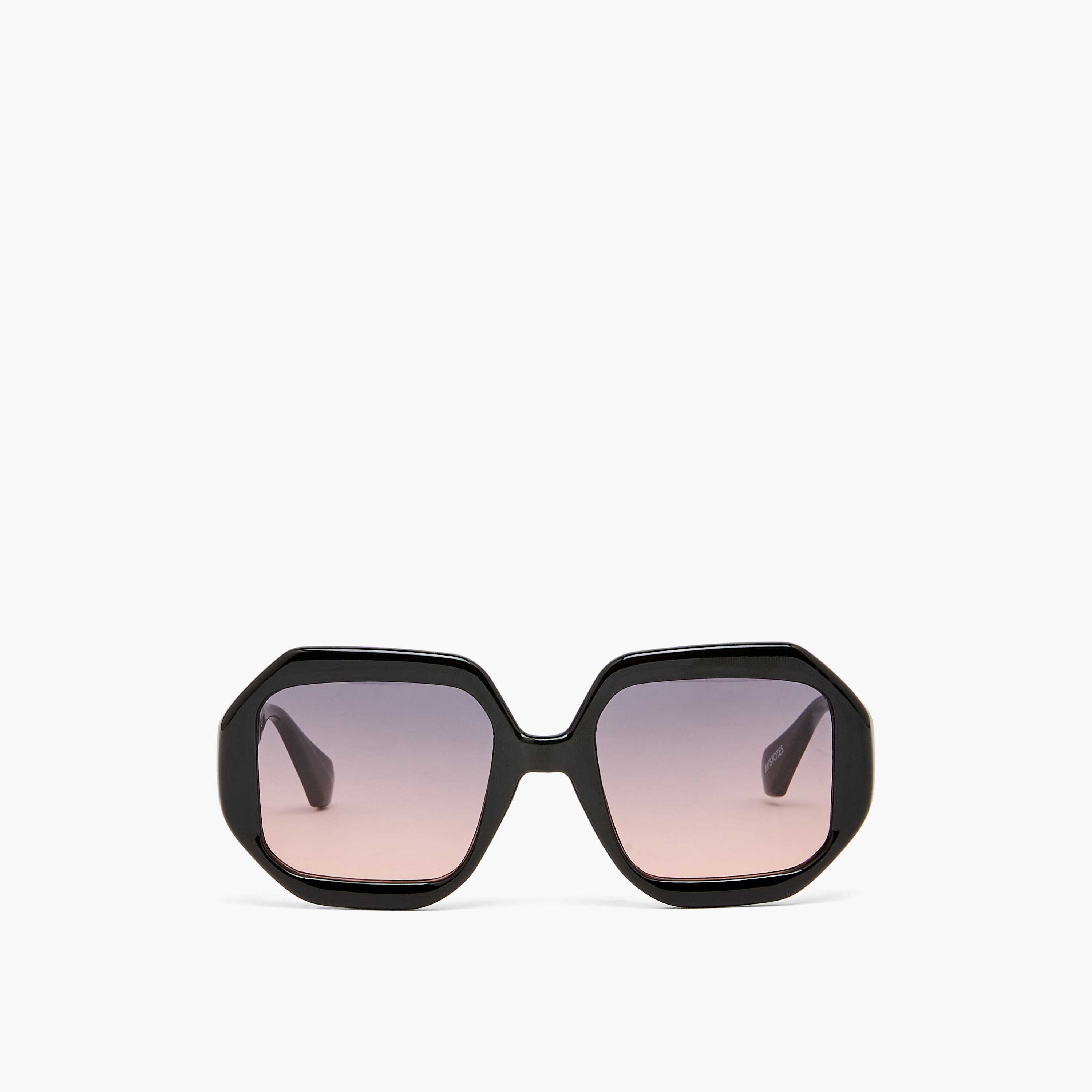 نظارة شمسية هندسية بعدسات سوداء-women-sunglasses-image-2