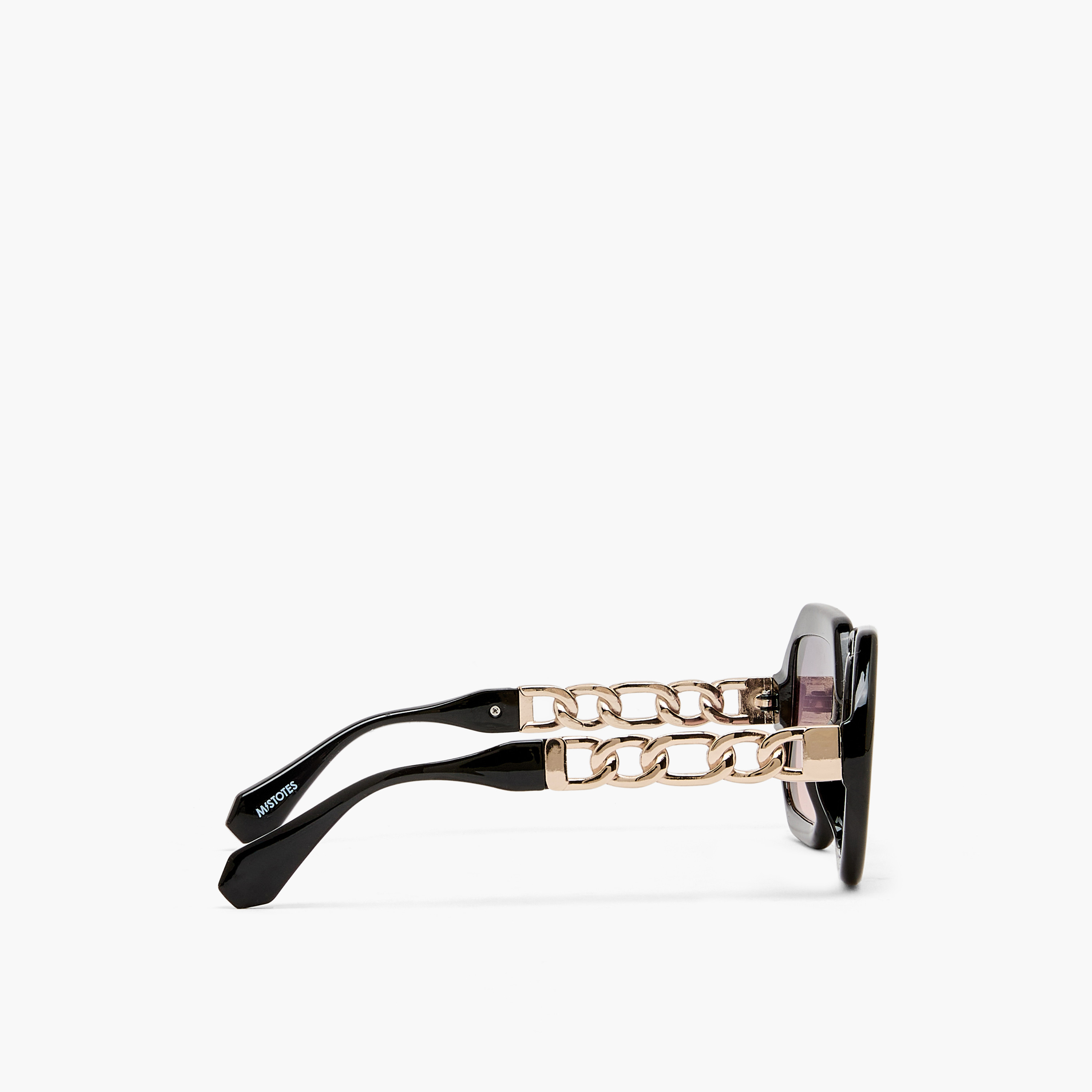 نظارة شمسية هندسية بعدسات سوداء-women-sunglasses-image-3