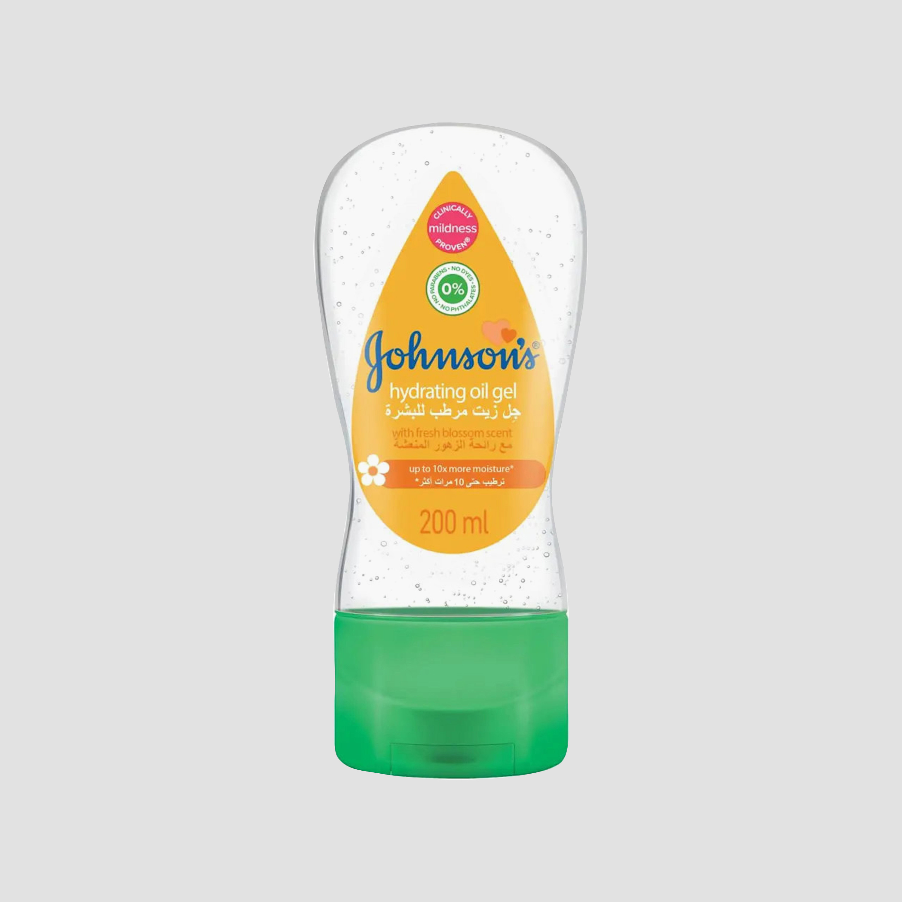 جل زيت مرطب قطعتين - 200 مل من جونسون-baby-bathandcare-hairbodyskincare-babyoil-image-2