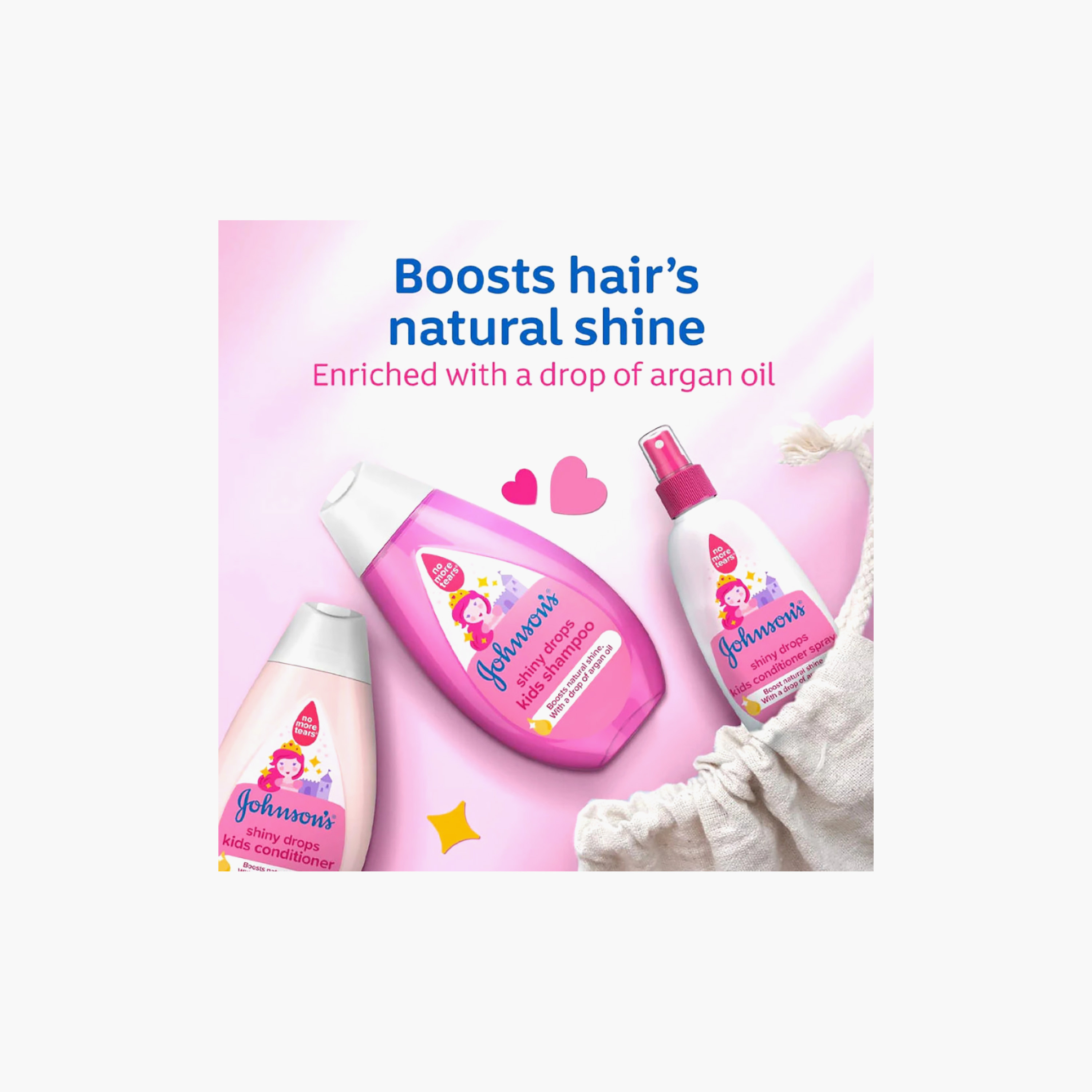 Johnson's Shiny Drops Conditioner Spray - 200 ml-baby-bathandcare-hairbodyskincare-shampooandconditioner-image-3