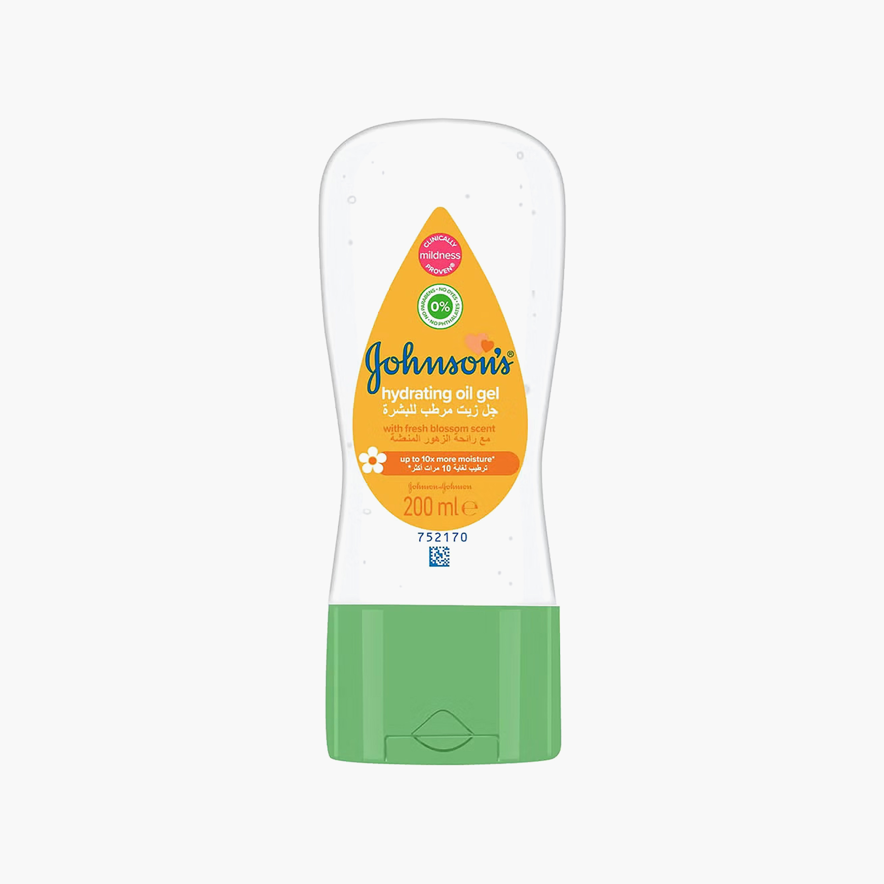 Johnson's Hydrating Oil Gel - 200 ml-baby-bathandcare-hairbodyskincare-babyoil-image-1