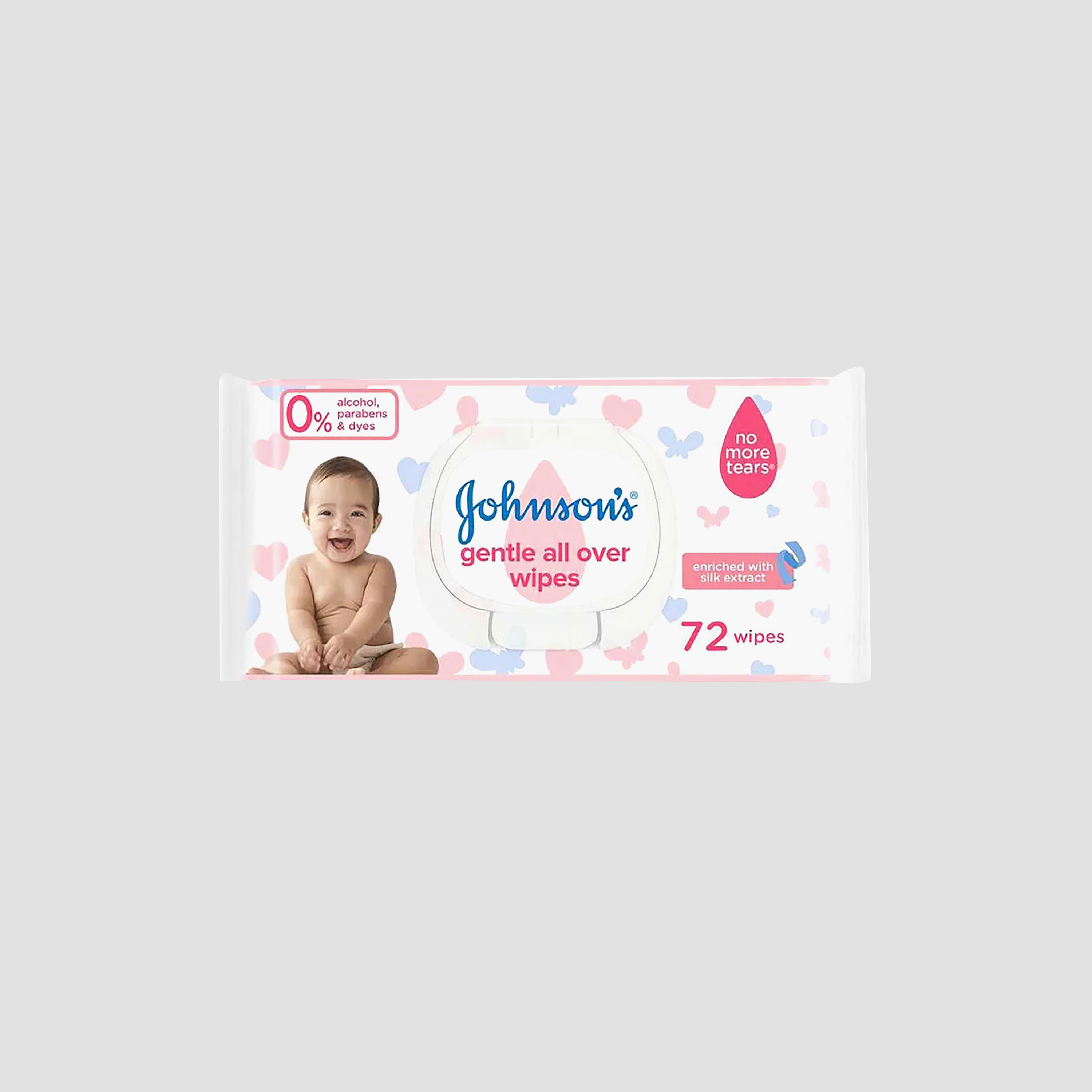 Johnson's 72-Piece Gentle All Over Wipes-baby-bathandcare-wipes-image-2