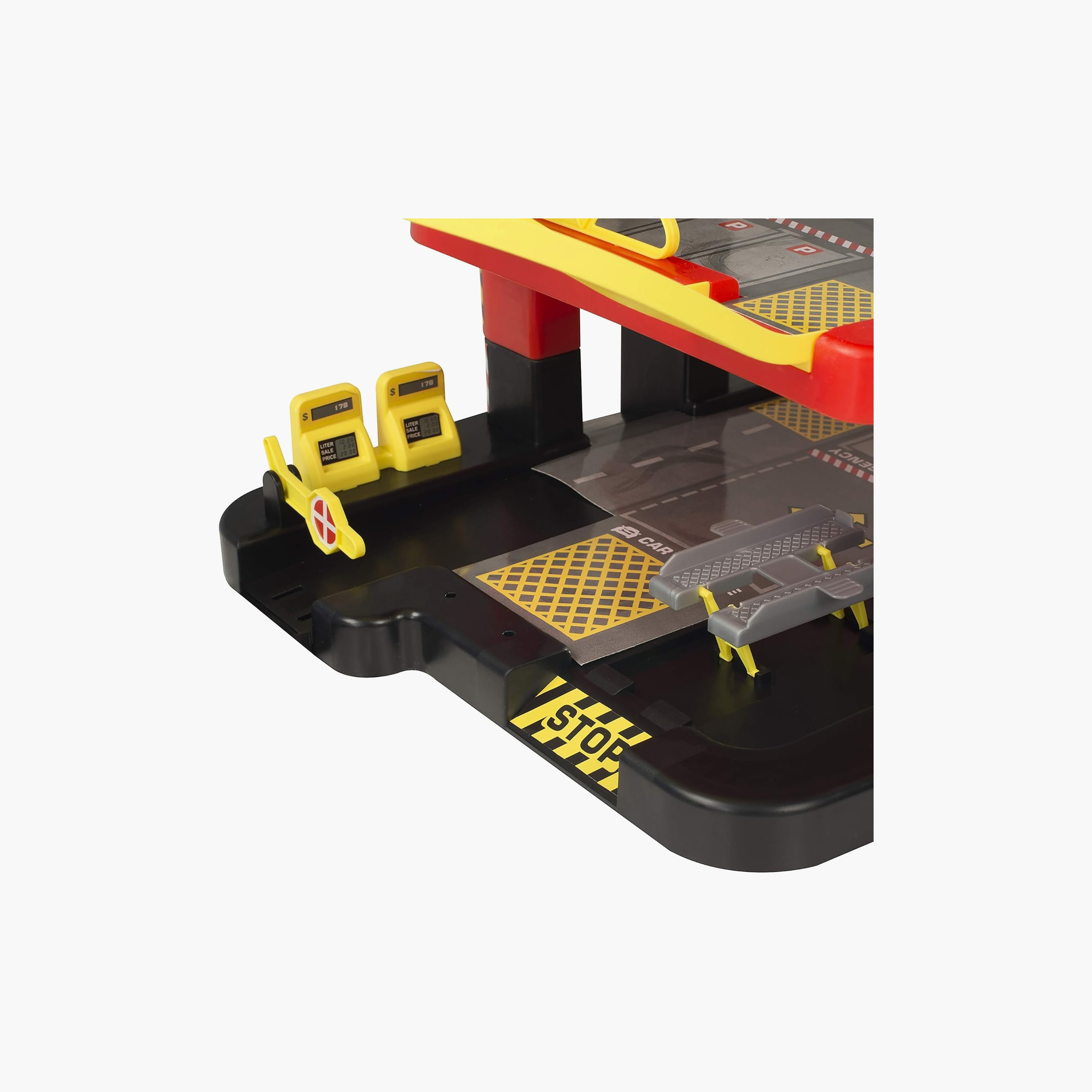 مجموعة لعب برج المرآب من تيمسترز بثلاثة مستويات مع خمس سيارات لعبة-toys-playvehicles-vehicleplaysets-image-3