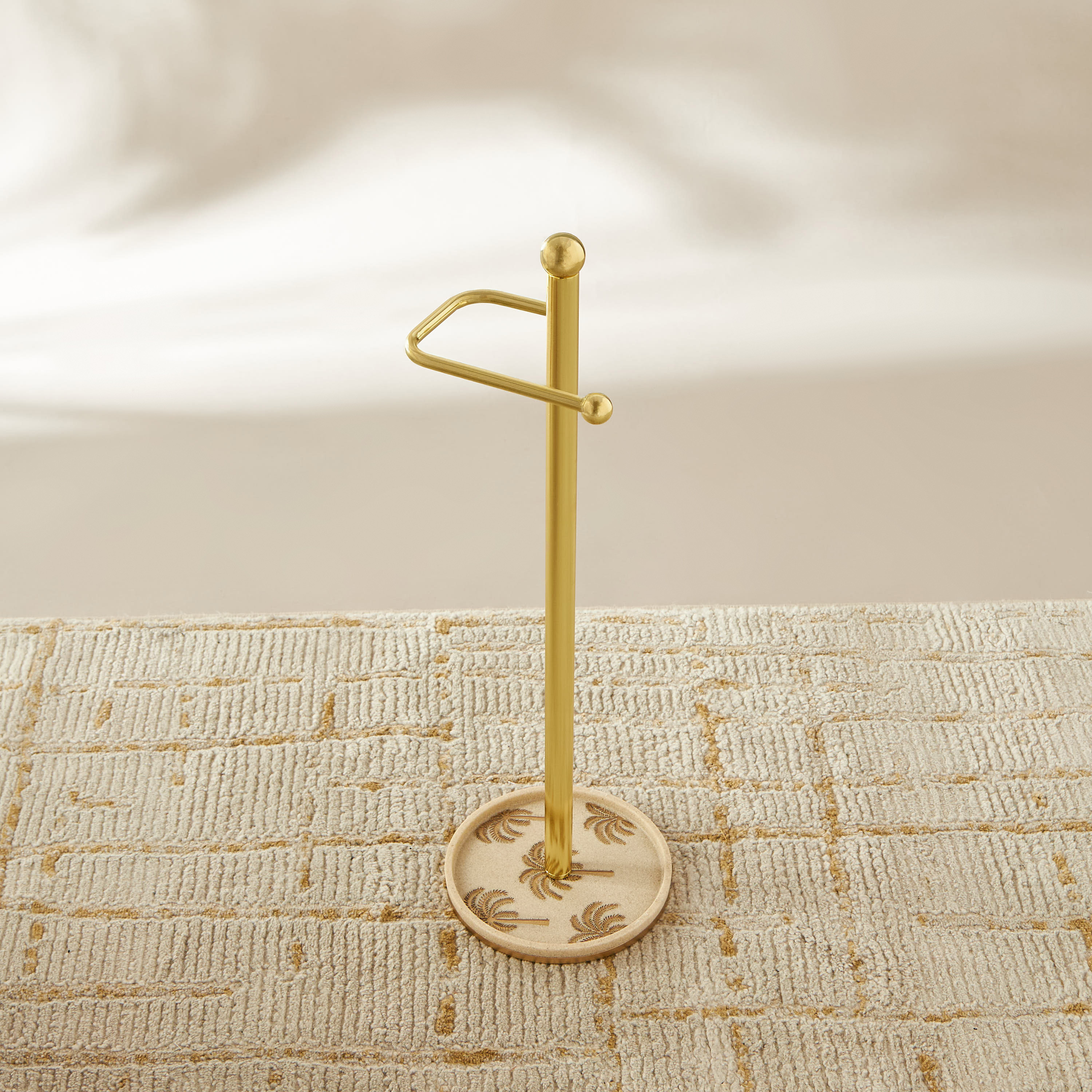 Palm Tree Embossed Roll Holder-household-bathandlaundry-bathaccessories-accessories-image-1