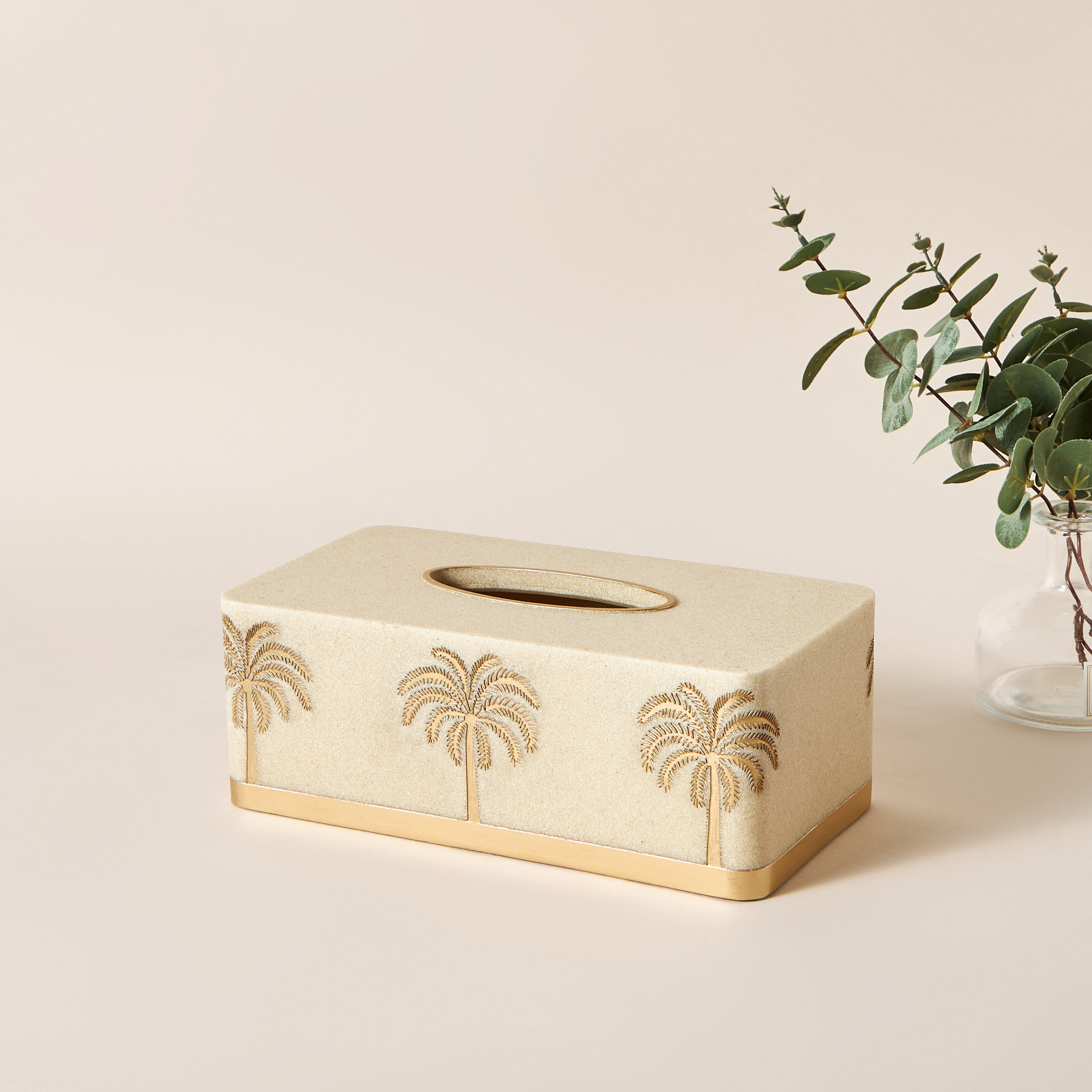Palm Tree Embossed Tissue Holder-household-bathandlaundry-bathaccessories-tissueboxesandcottonjars-image-2