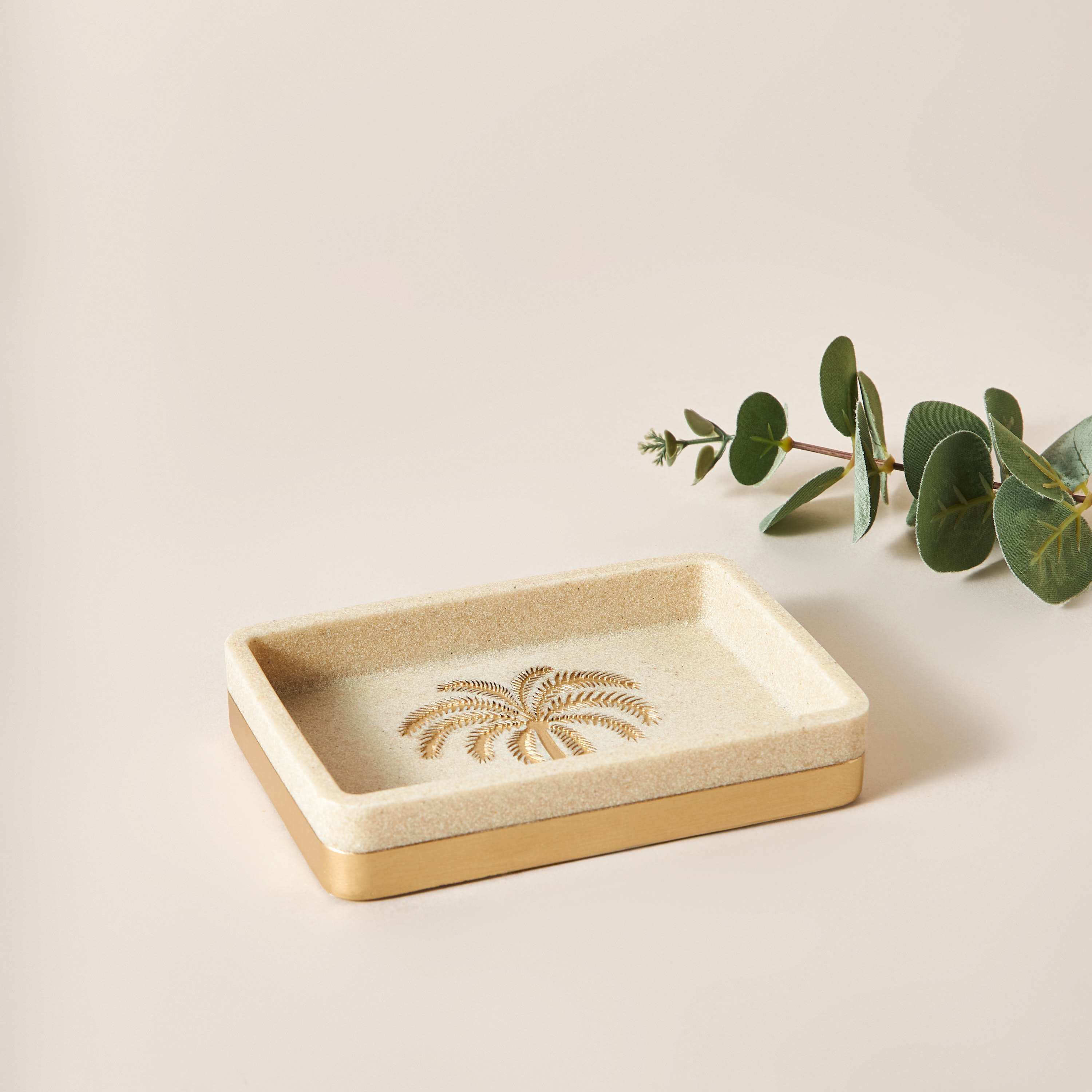 Palm Tree Embossed Soap Dish-household-bathandlaundry-bathaccessories-soapdishesanddispensers-image-1