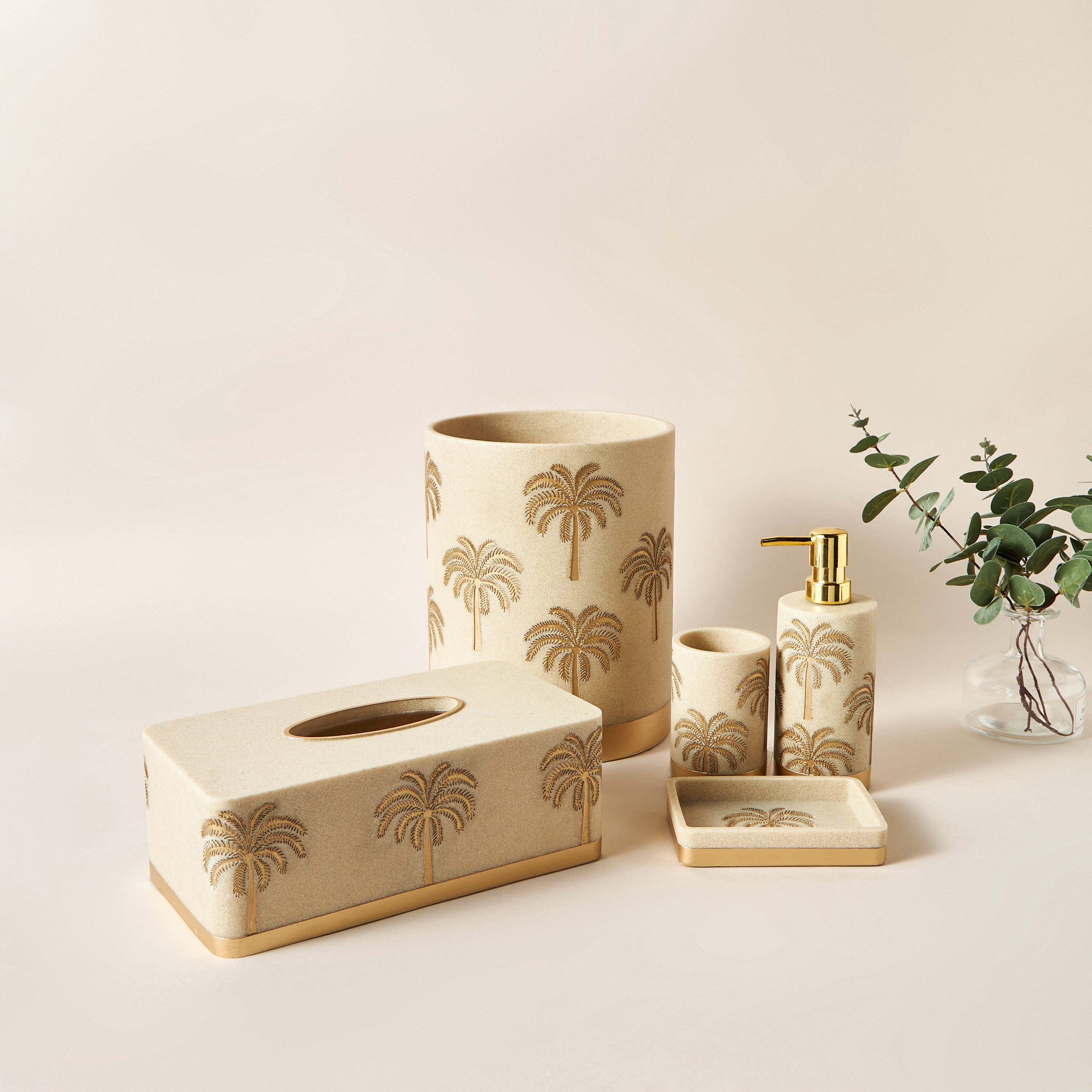 Palm Tree Embossed Lotion Dispenser-household-bathandlaundry-bathaccessories-soapdishesanddispensers-image-5