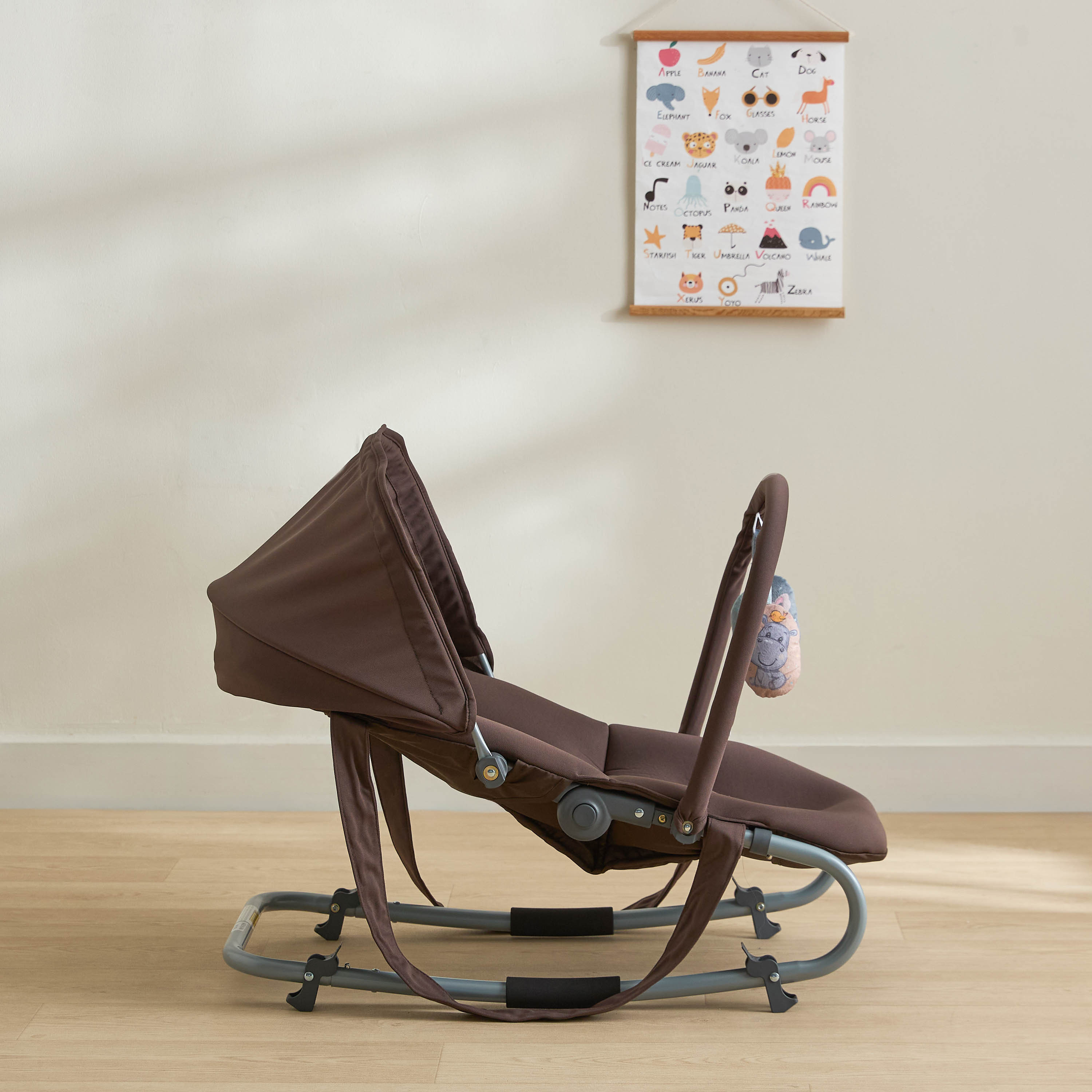 Juniors Coral Rocker with Canopy and Toy Bar-baby-infantactivity-rockers-image-3