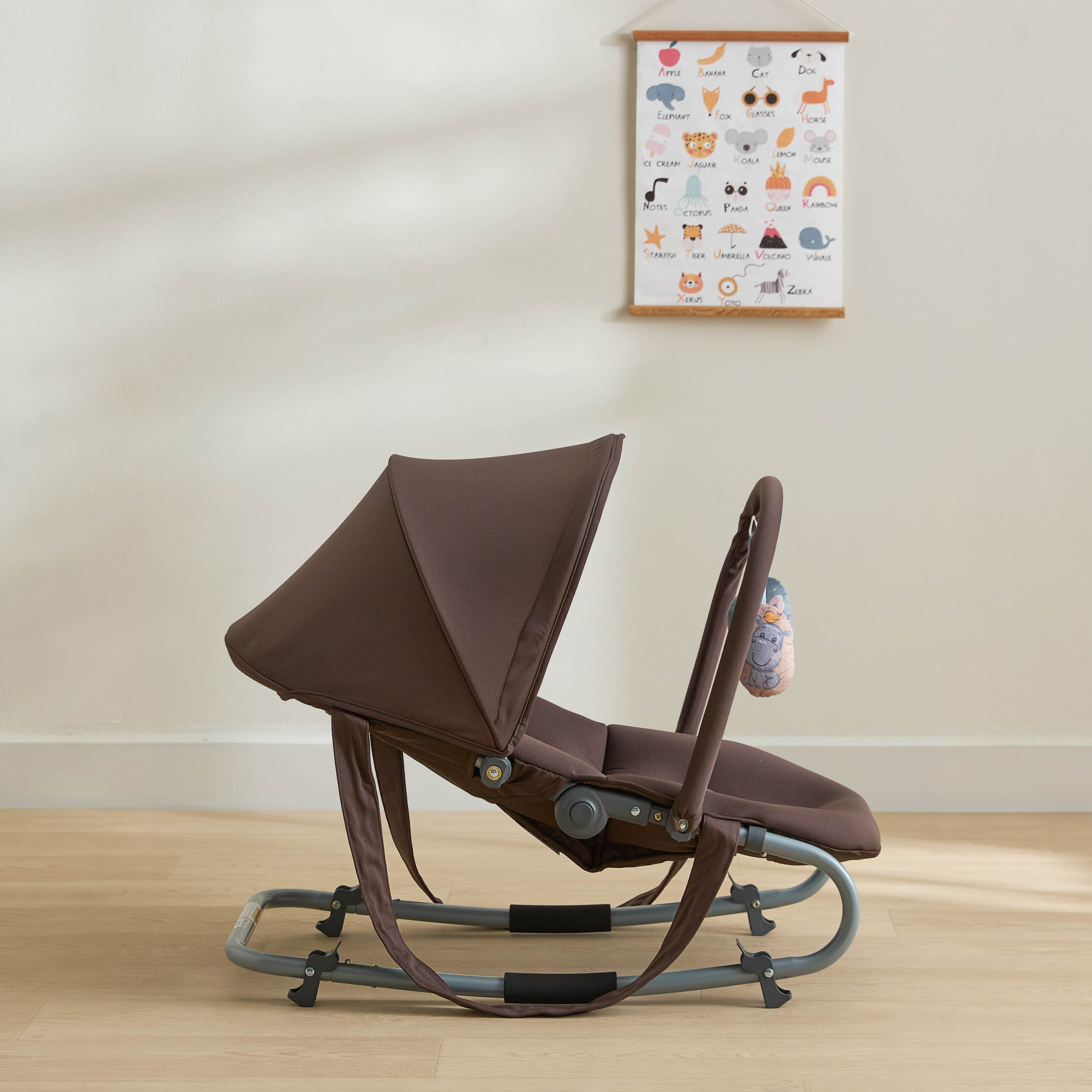 Juniors Coral Rocker with Canopy and Toy Bar-baby-infantactivity-rockers-image-4